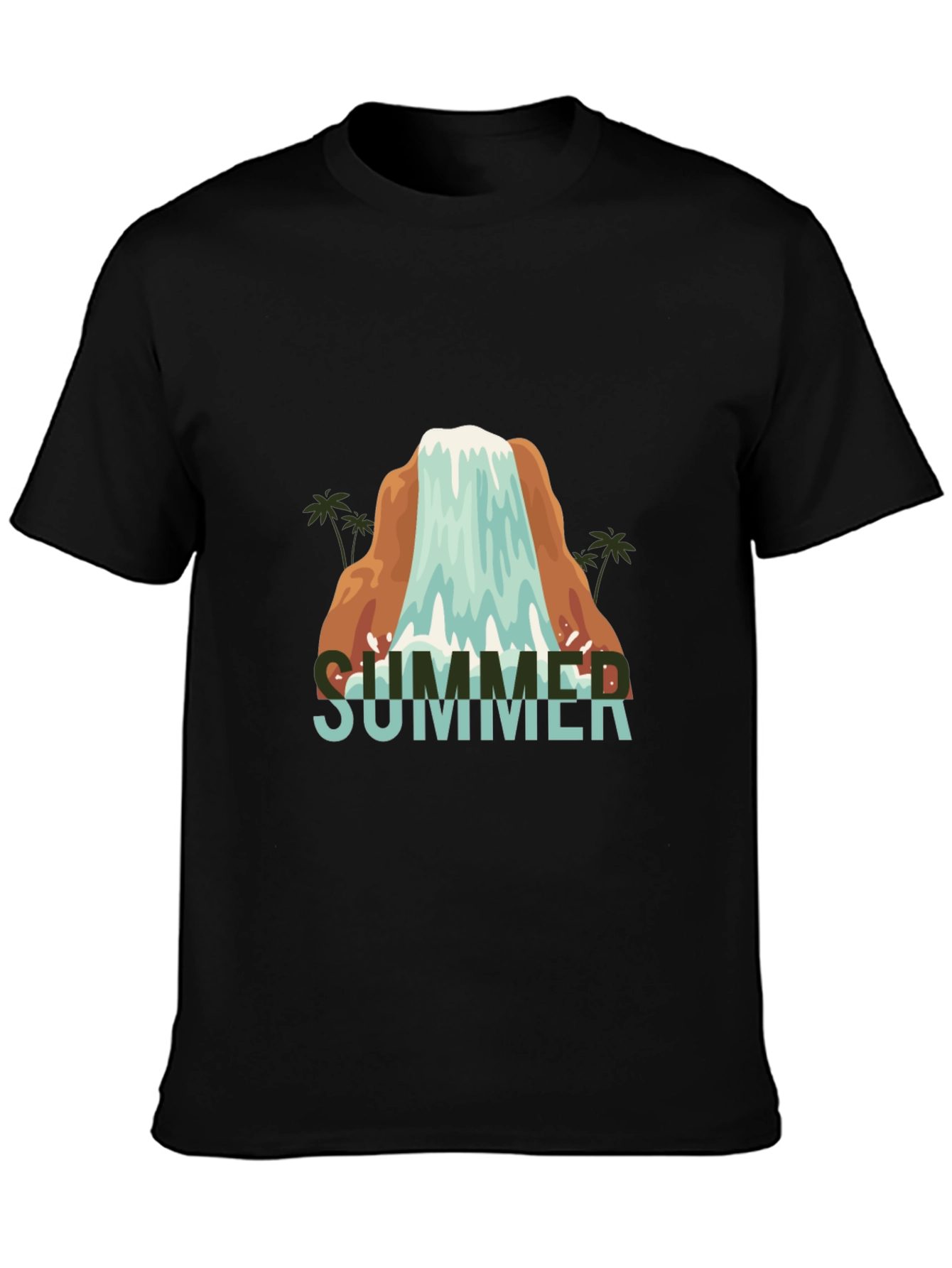 Summer Waterfall Graphic Tee