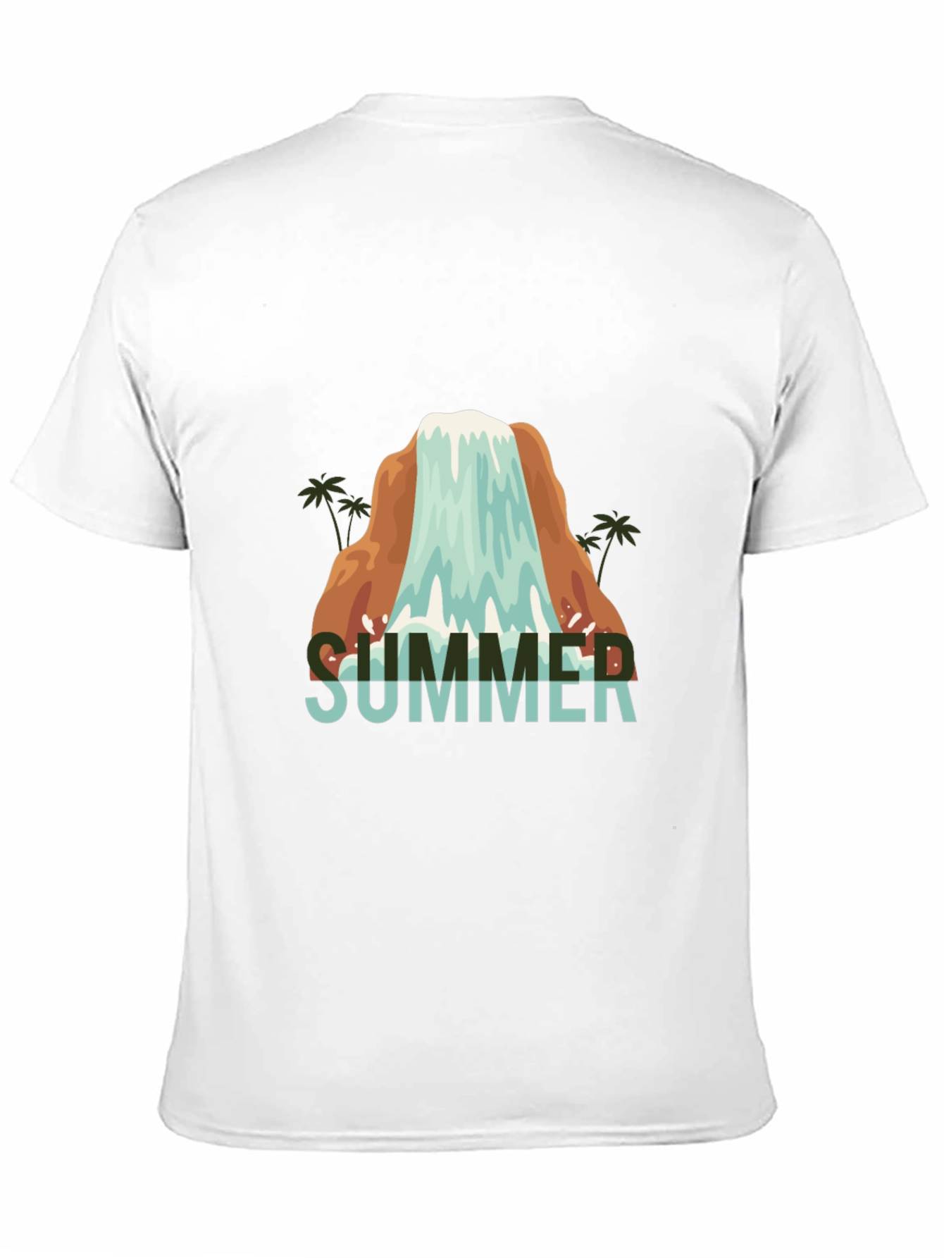 Summer Waterfall Graphic Tee