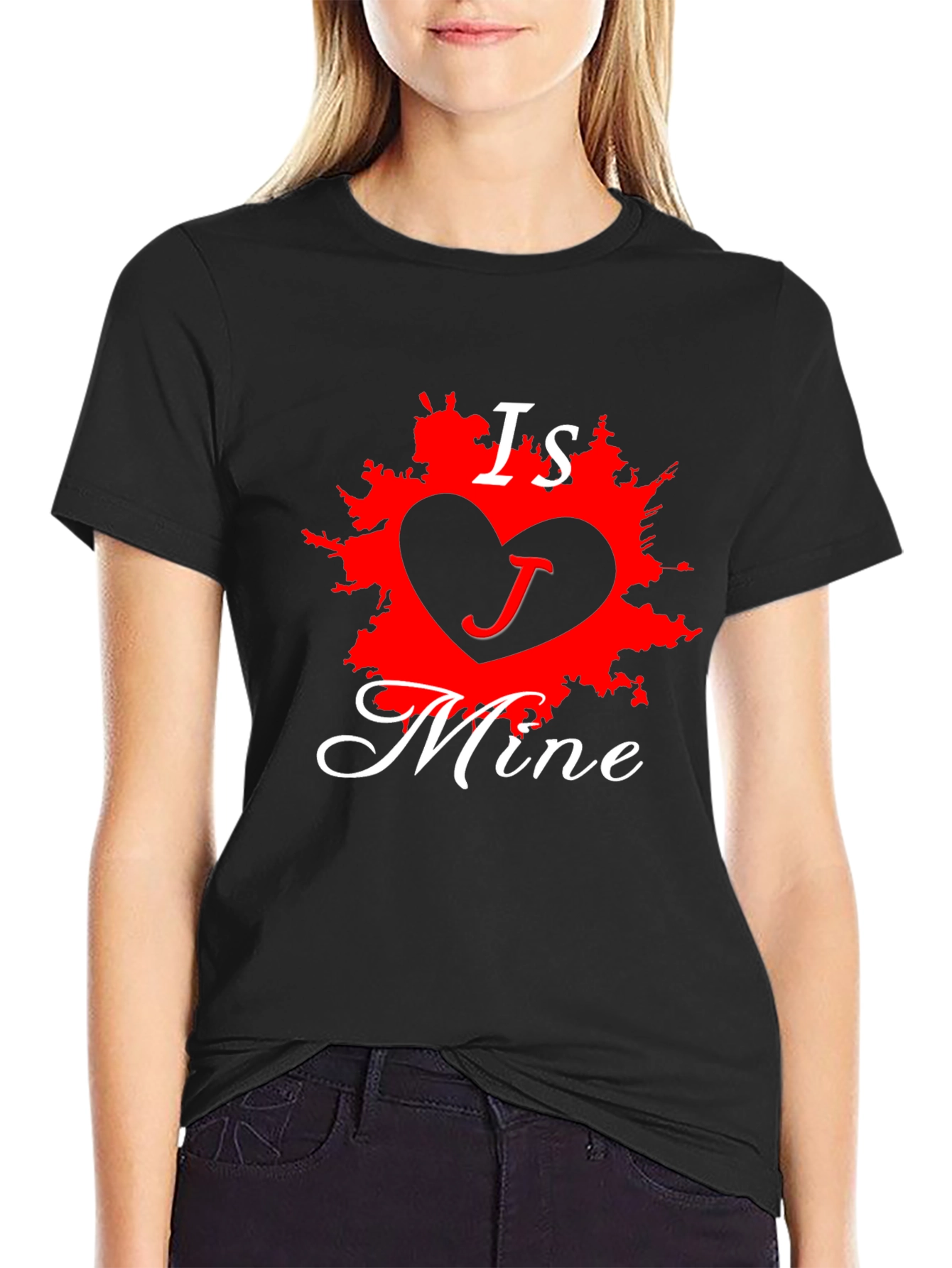 Is Mine Graphic Tee - Black Love T-Shirt