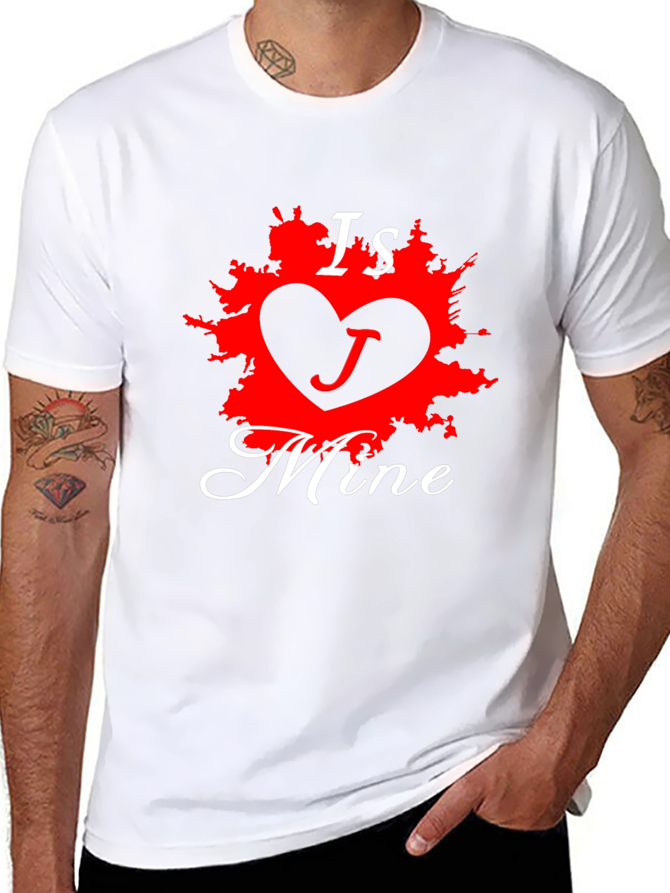 Is Mine Graphic Tee - Black Love T-Shirt