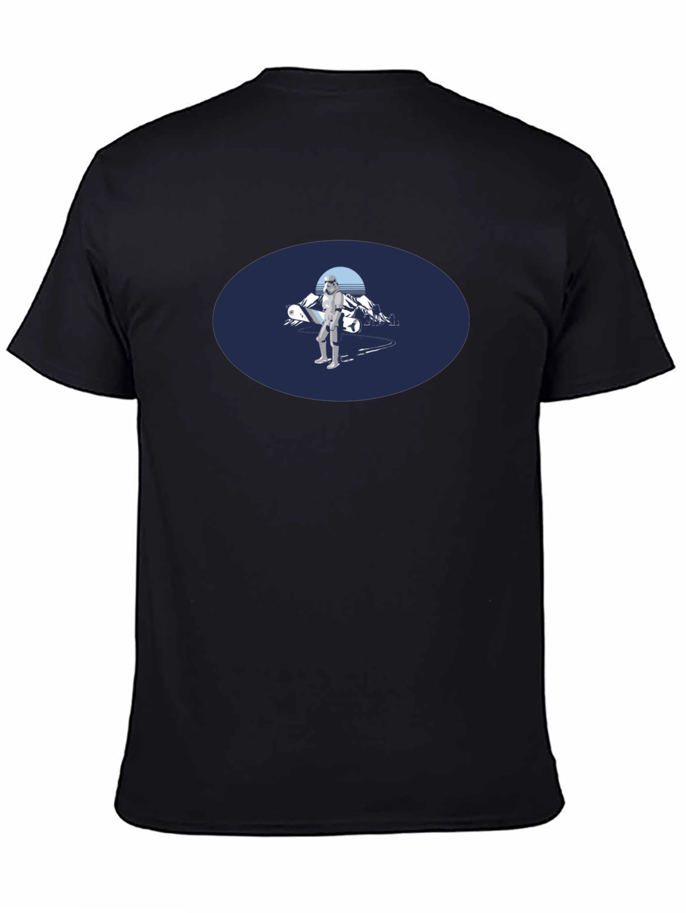 Stormtrooper Snowboarding Black Tee