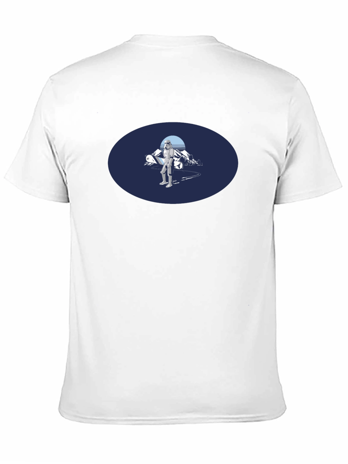Stormtrooper Snowboarding Black Tee
