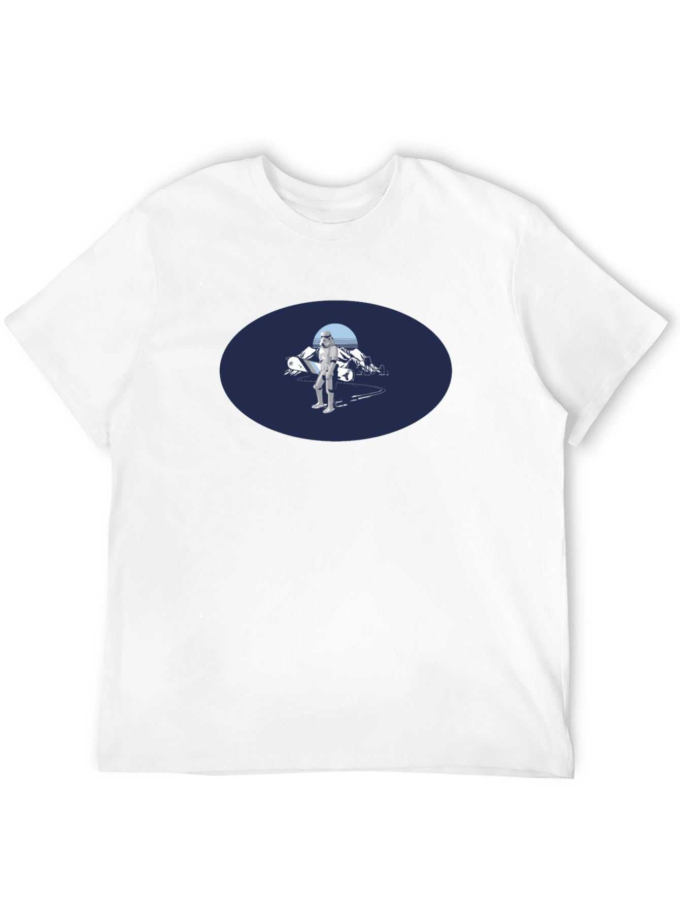 Stormtrooper Snowboarding Black Tee