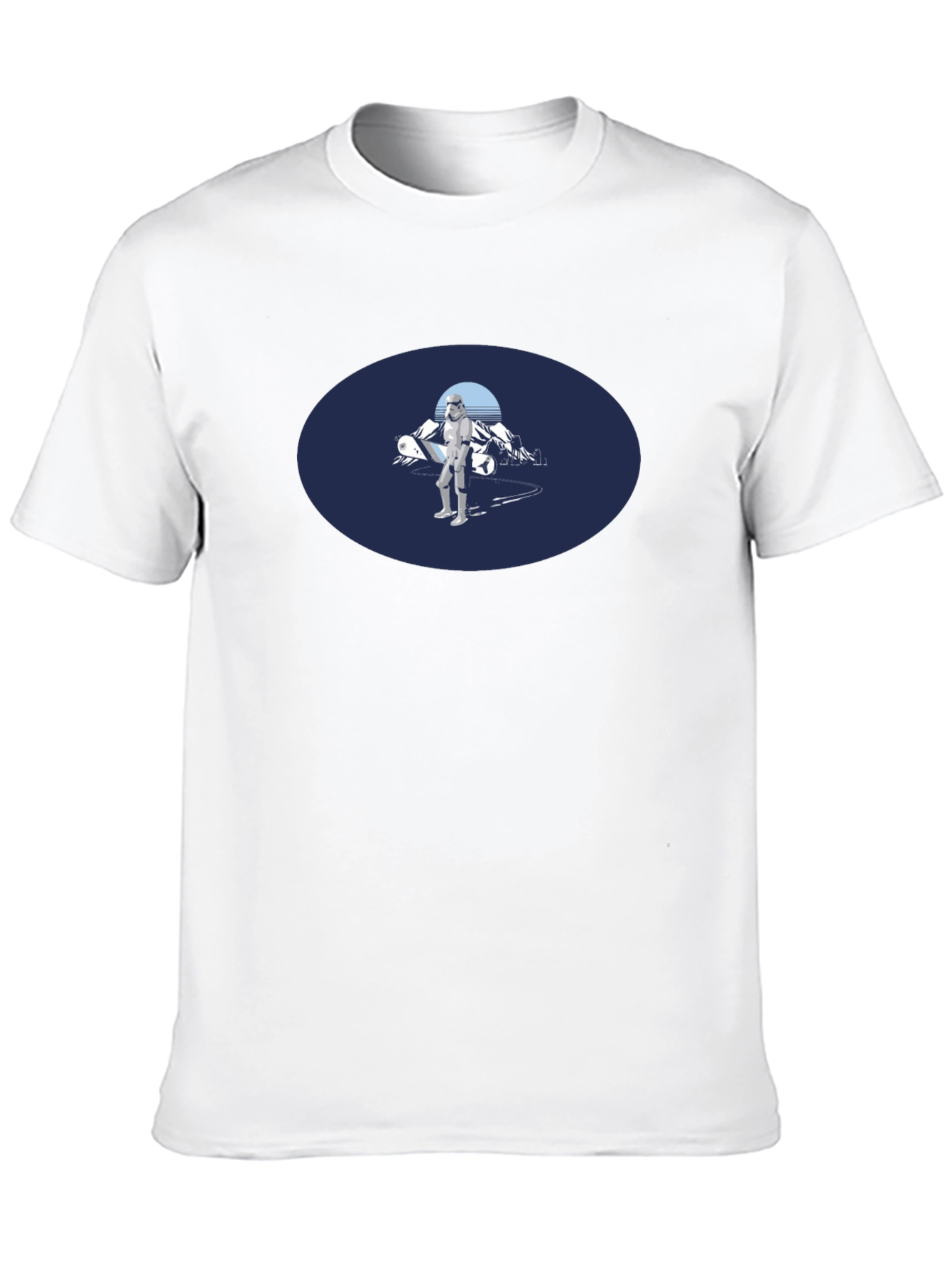 Stormtrooper Snowboarding Black Tee
