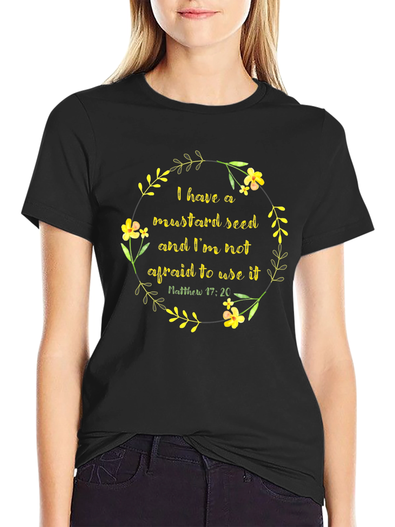 Mustard Seed Faith Graphic Tee - Religious T-Shirt