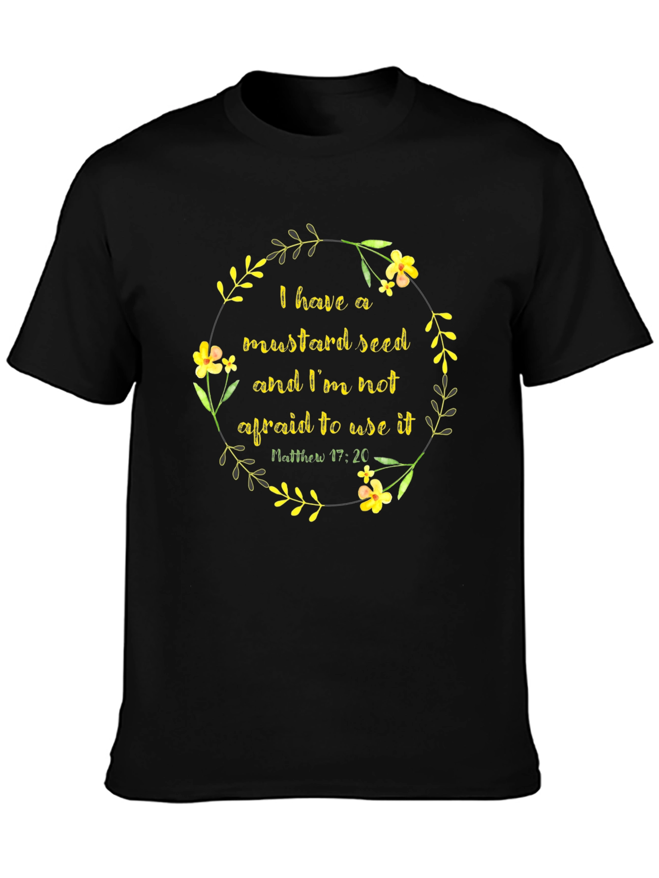 Mustard Seed Faith Graphic Tee - Religious T-Shirt