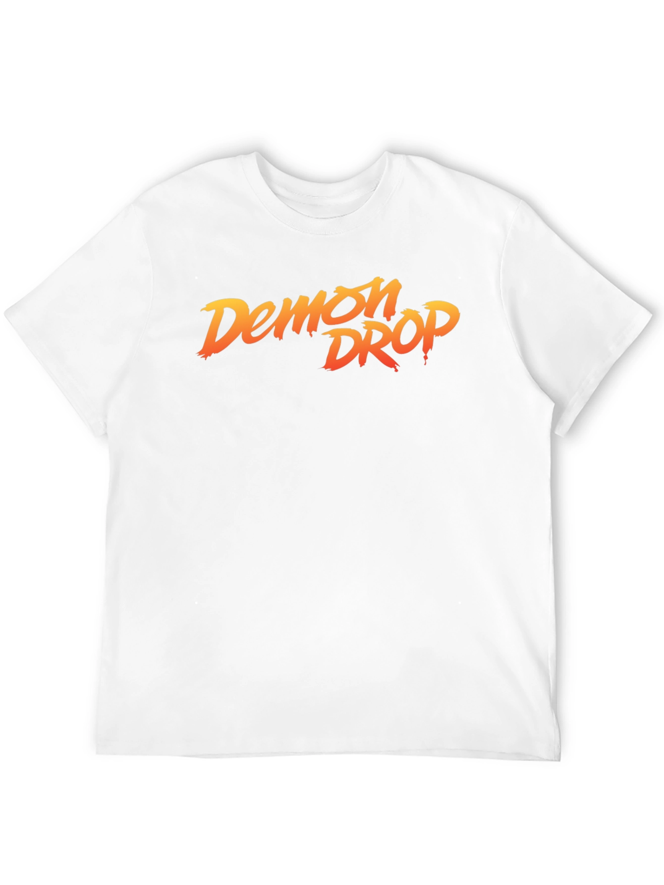 Demon Drop Graphic Tee - Stylish Black Cotton T-Shirt