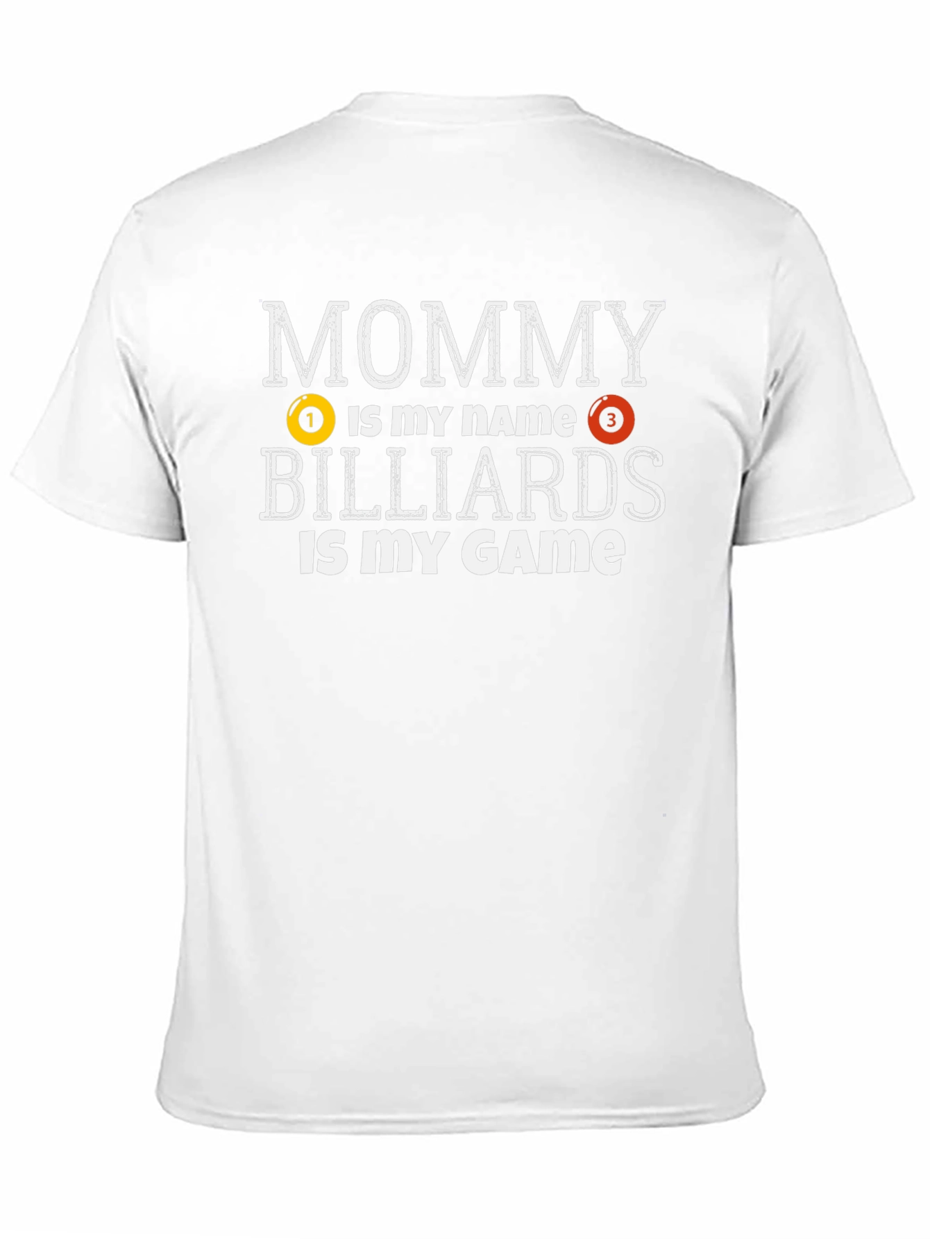 Mommy Billiards T-Shirt -  Pool Player Tee