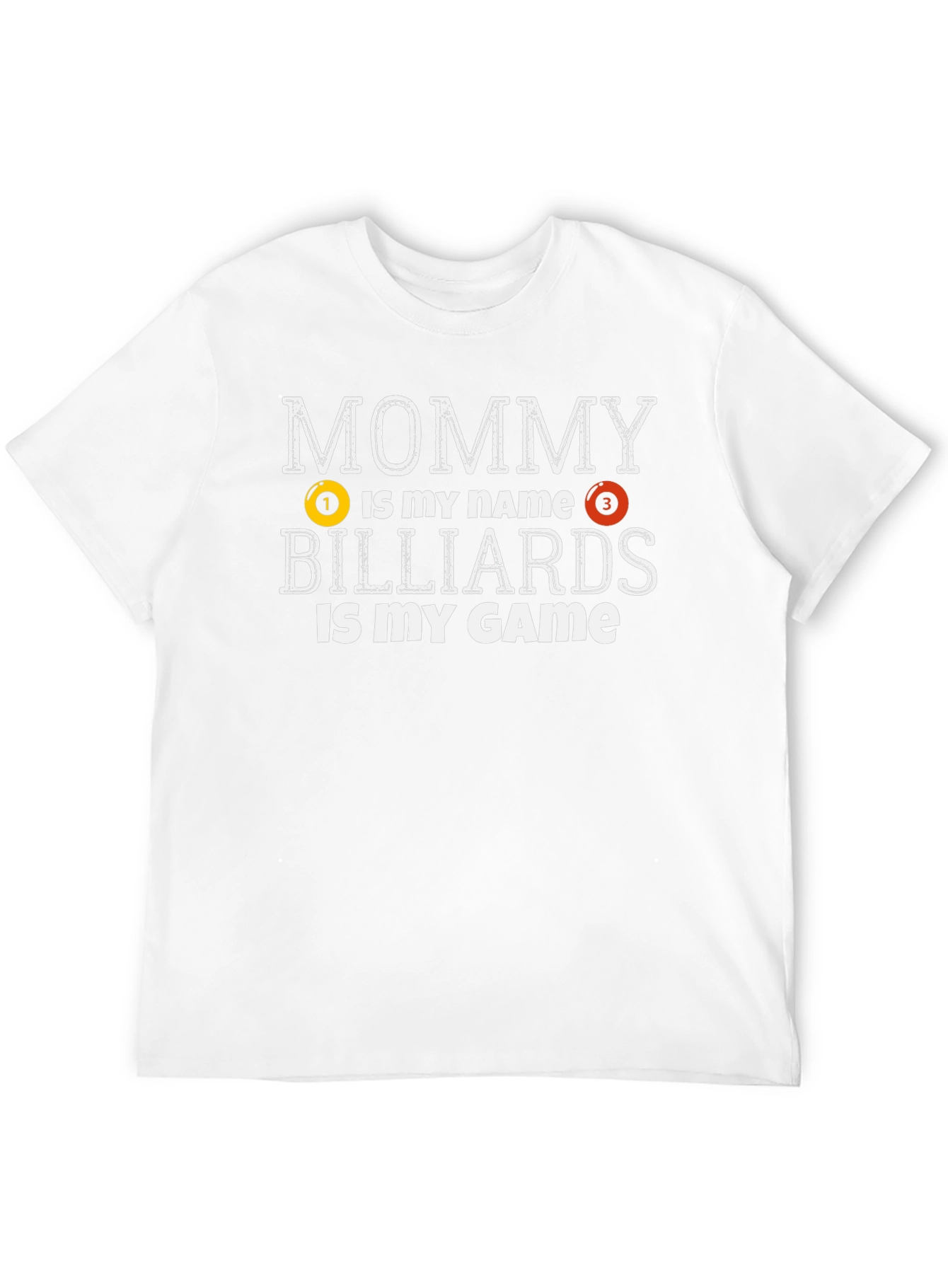Mommy Billiards T-Shirt -  Pool Player Tee