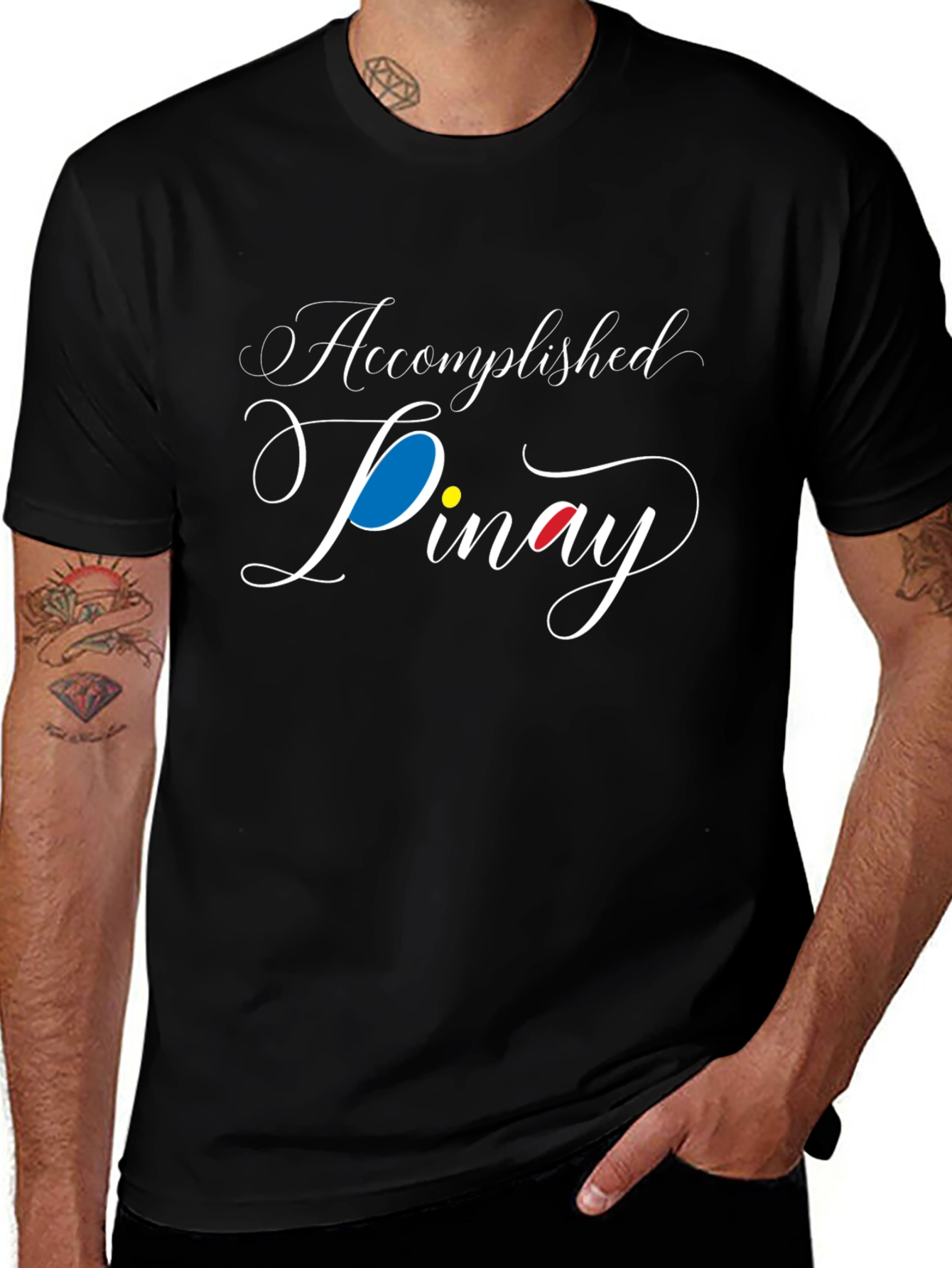 Accomplished Pinay Black T-Shirt