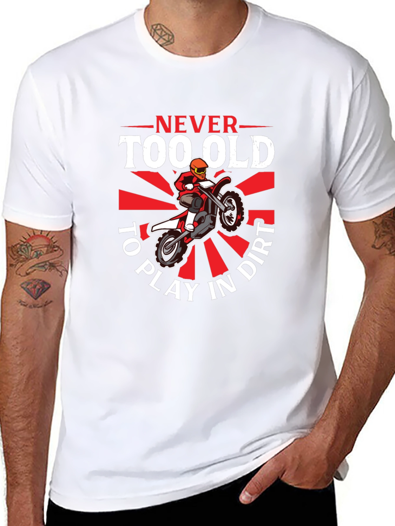 Never Too Old To Play In Dirt T-Shirt