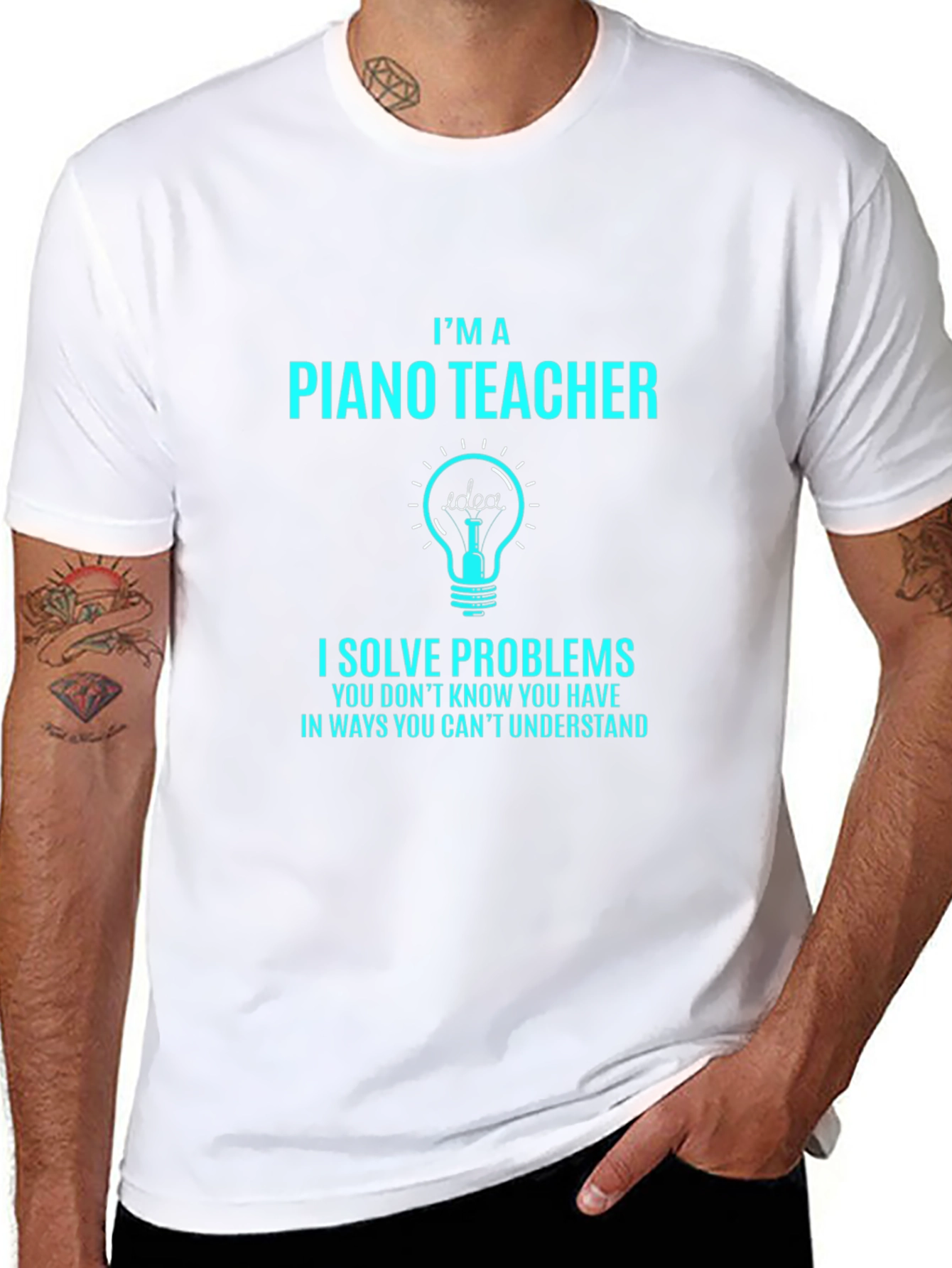 Im A Piano Teacher Mens T-Shirt