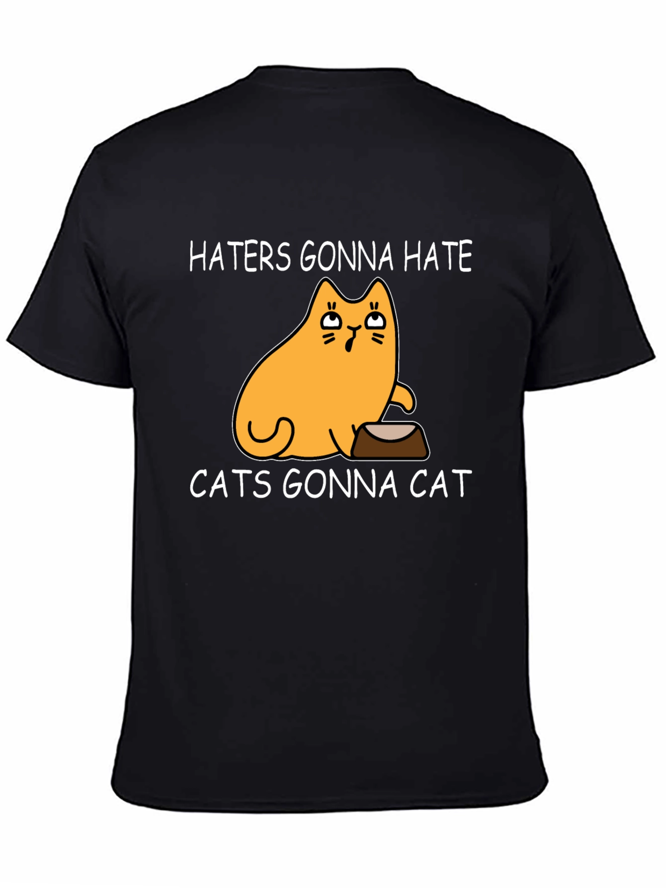 Haters Gonna Hate Cats Gonna Cat Black T-Shirt