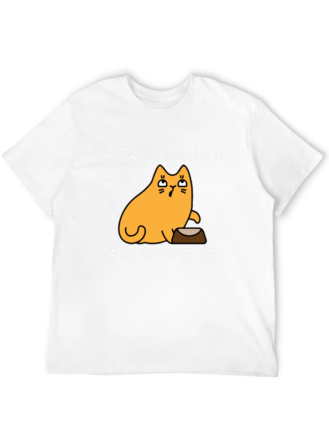 Haters Gonna Hate Cats Gonna Cat Black T-Shirt