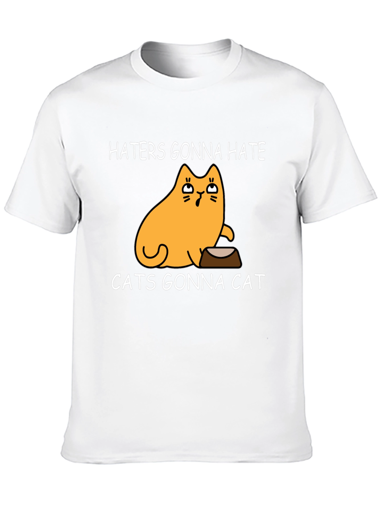Haters Gonna Hate Cats Gonna Cat Black T-Shirt