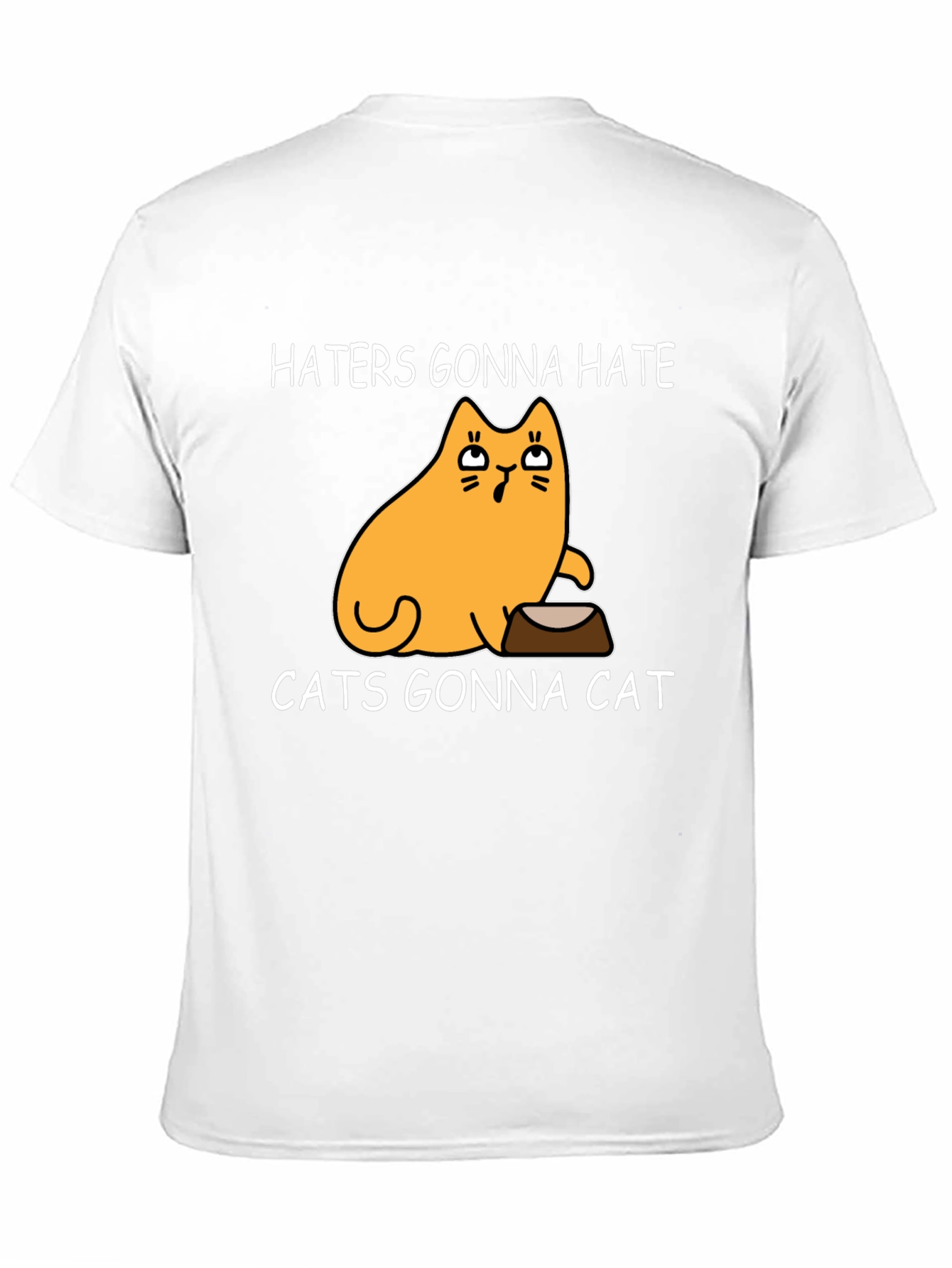 Haters Gonna Hate Cats Gonna Cat Black T-Shirt