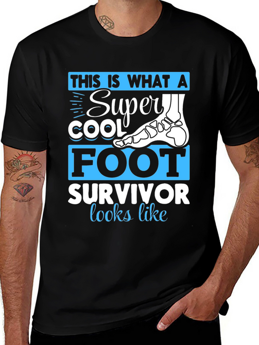 Super Cool Foot Survivor T-Shirt