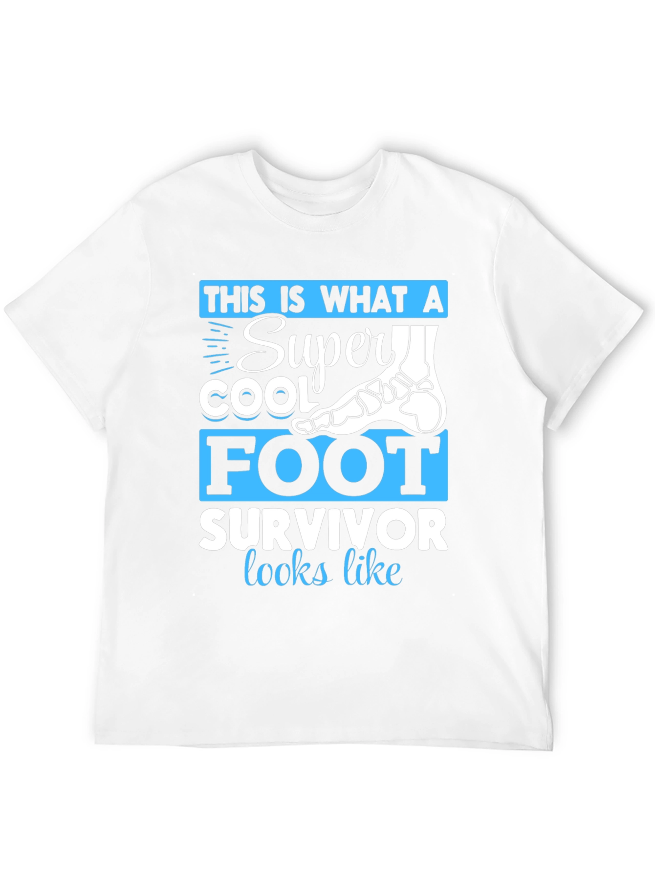 Super Cool Foot Survivor T-Shirt