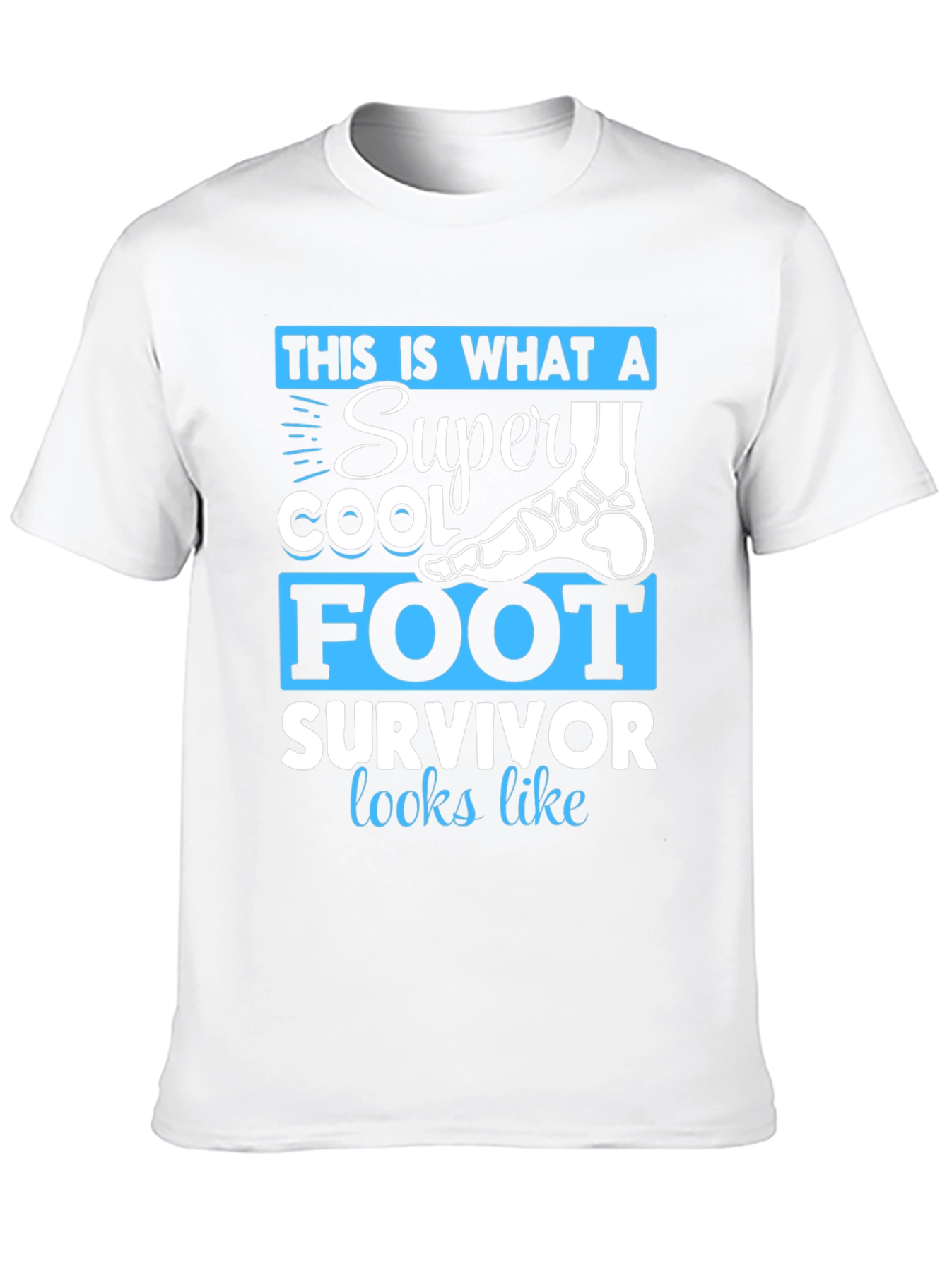 Super Cool Foot Survivor T-Shirt