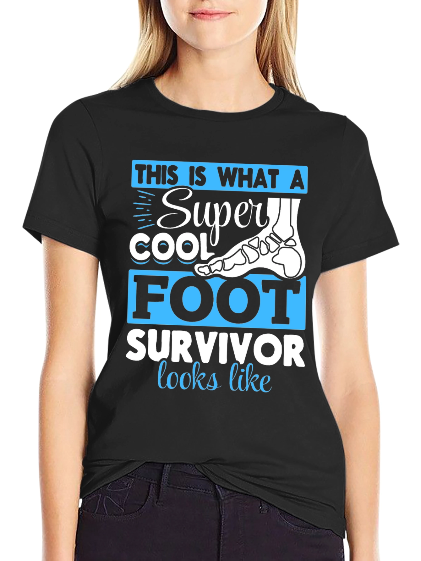 Super Cool Foot Survivor T-Shirt