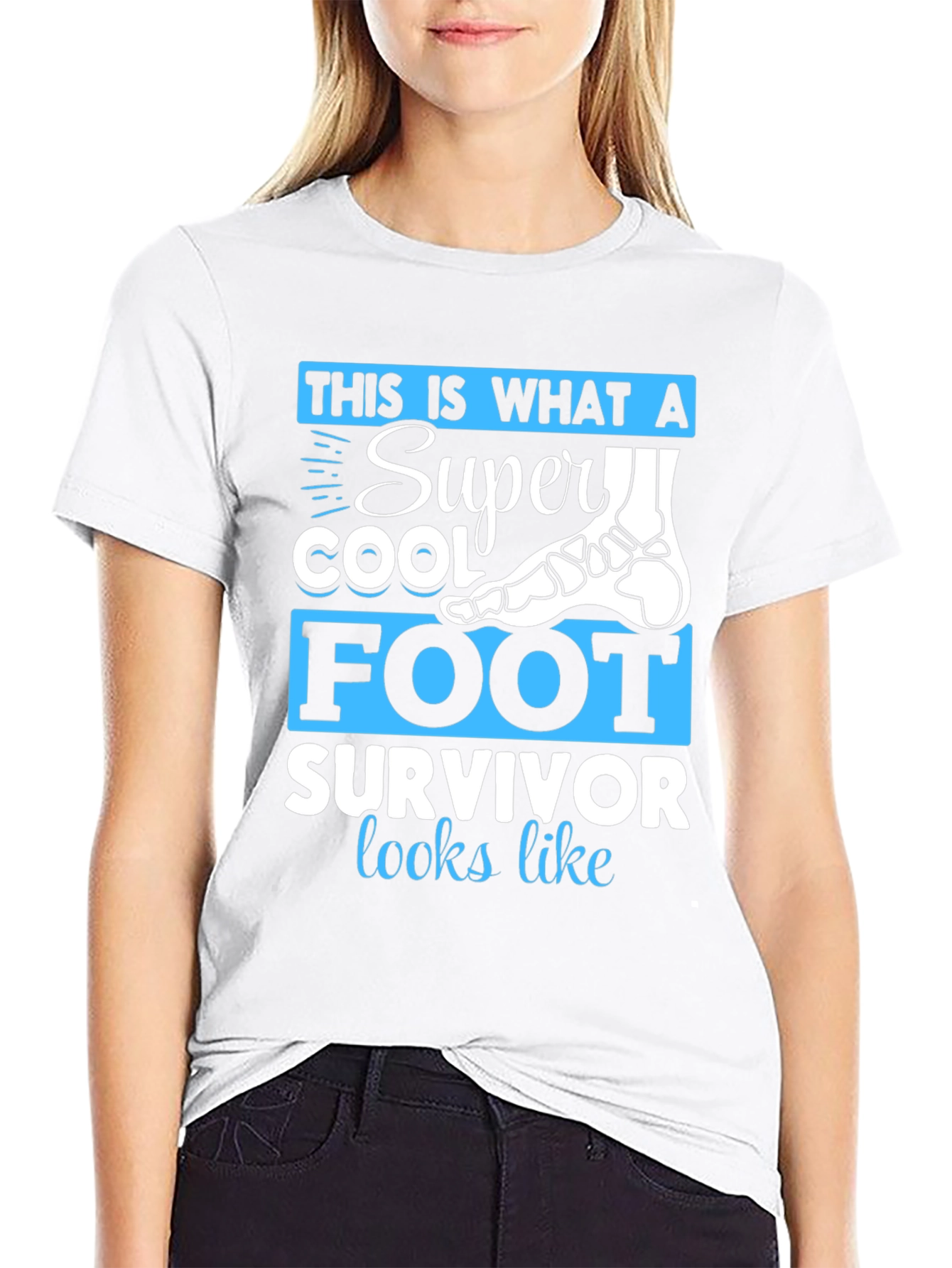 Super Cool Foot Survivor T-Shirt