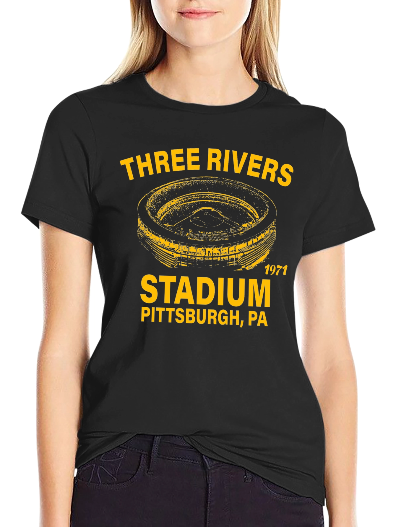 Three Rivers Stadium Pittsburgh PA T-Shirt