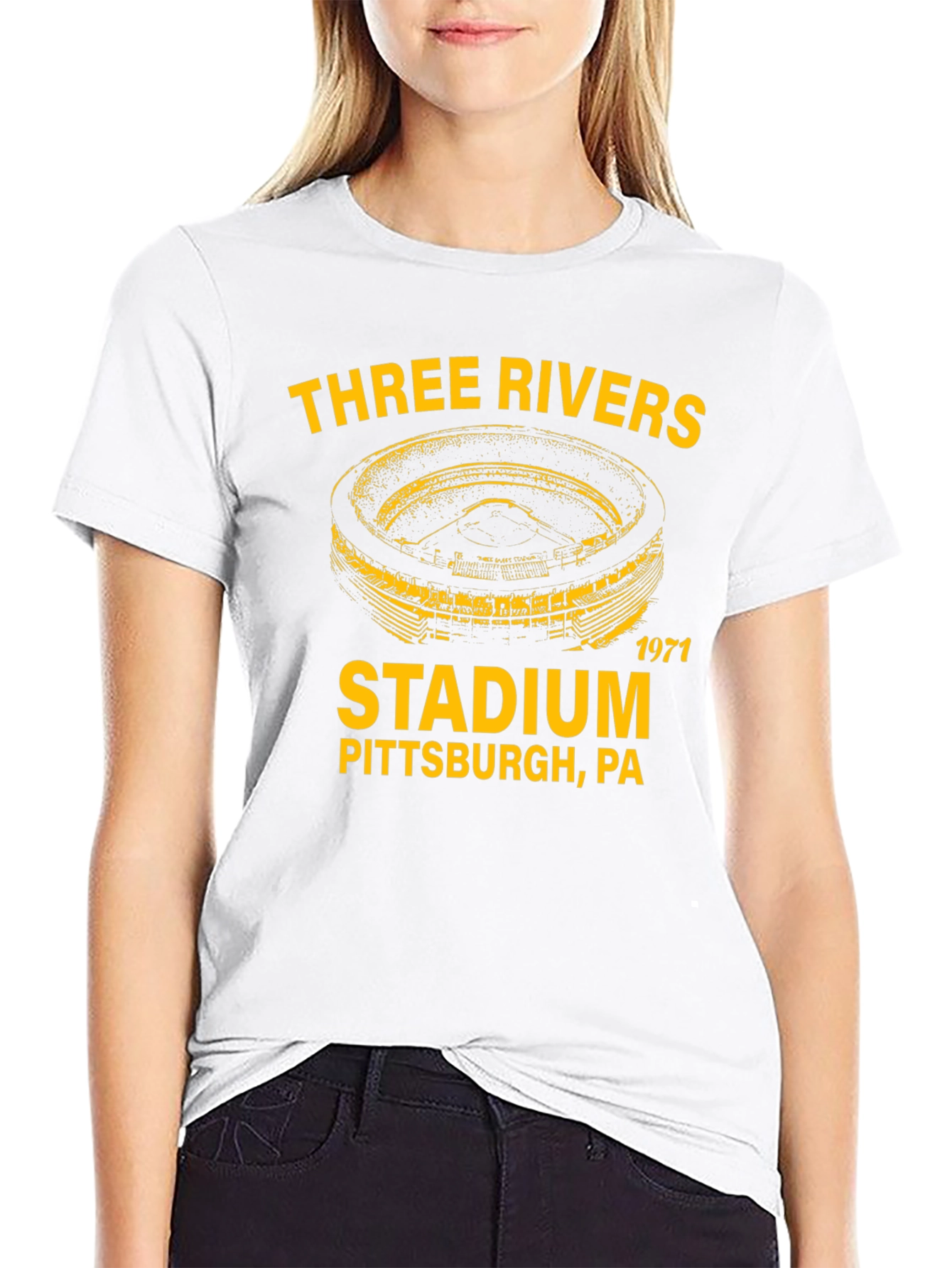Three Rivers Stadium Pittsburgh PA T-Shirt