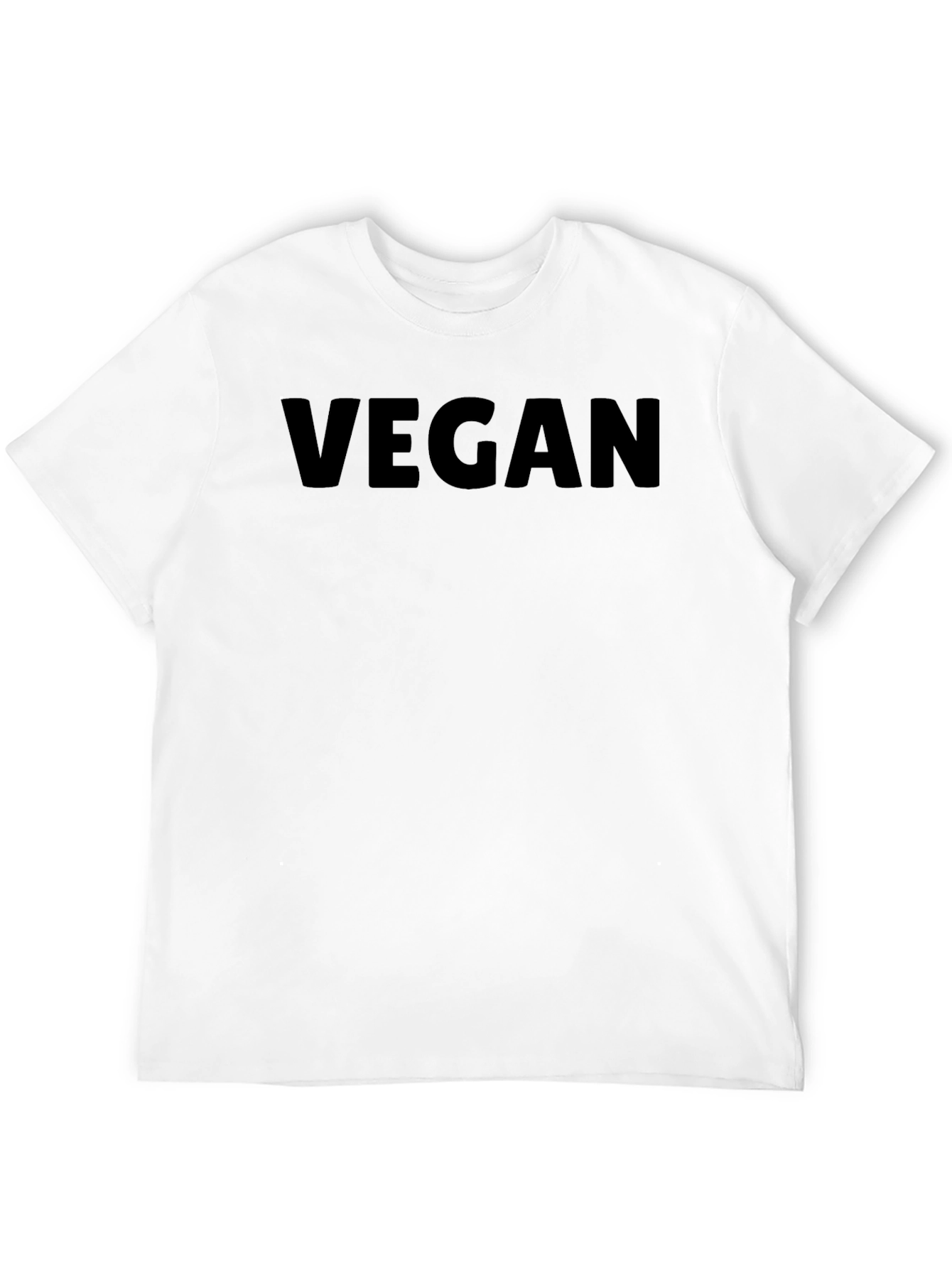Vegan Statement Tee - Unisex Black T-Shirt