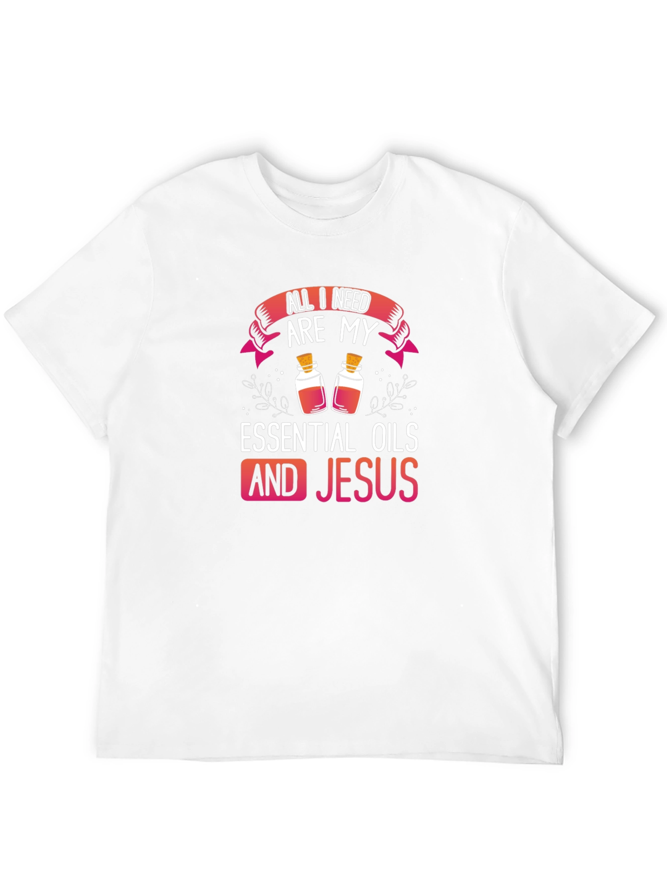 Essential Oils and Jesus Graphic T-Shirt