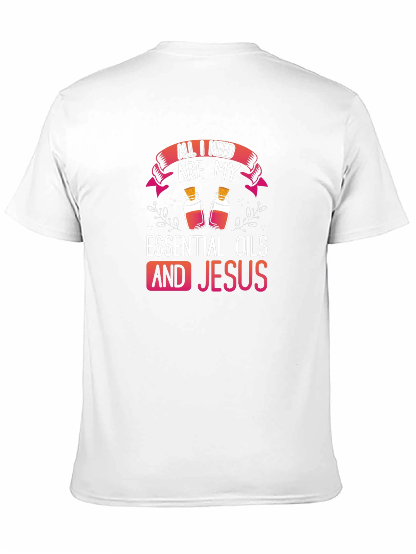 Essential Oils and Jesus Graphic T-Shirt