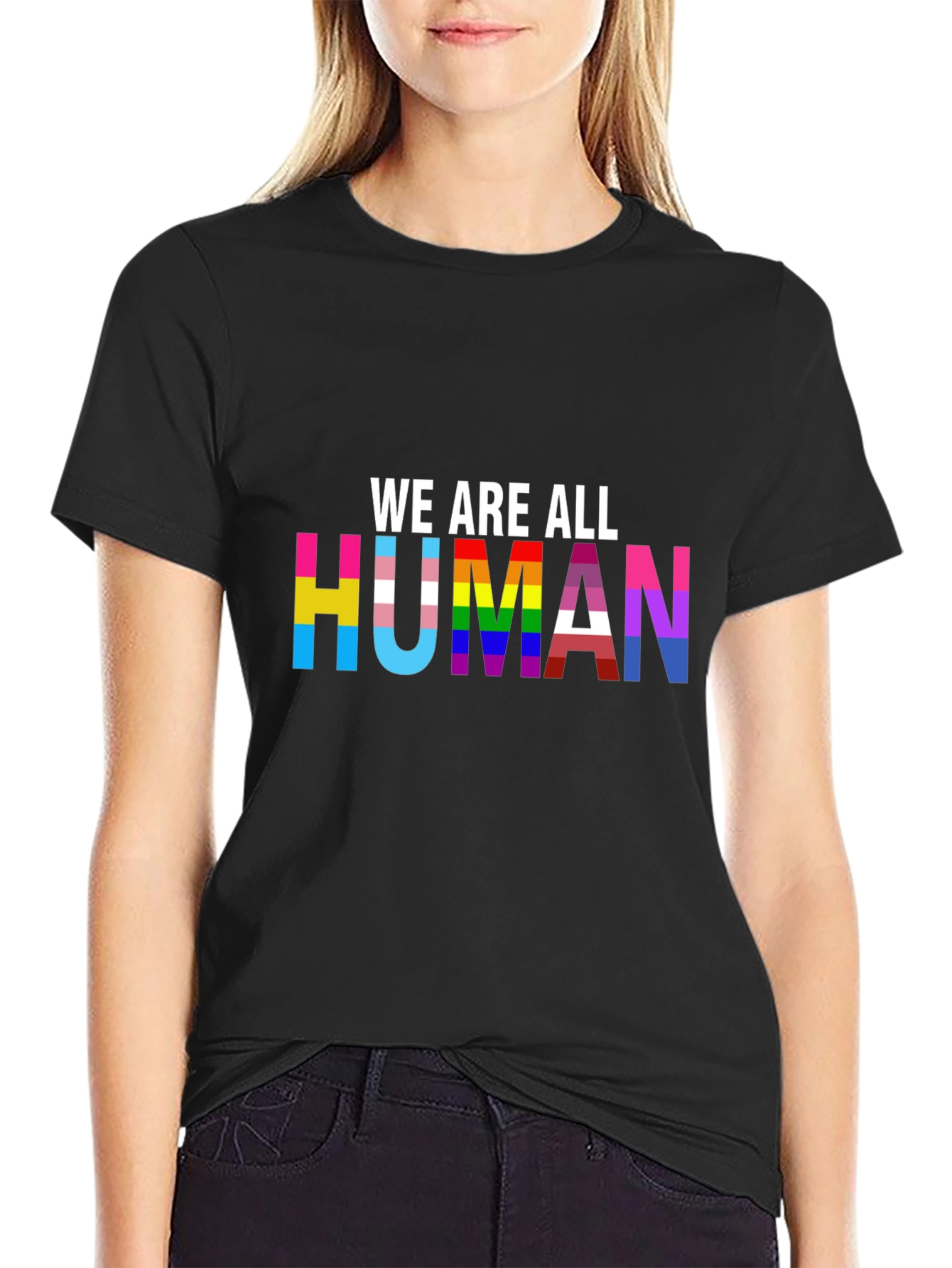We Are All Human Pride T-Shirt