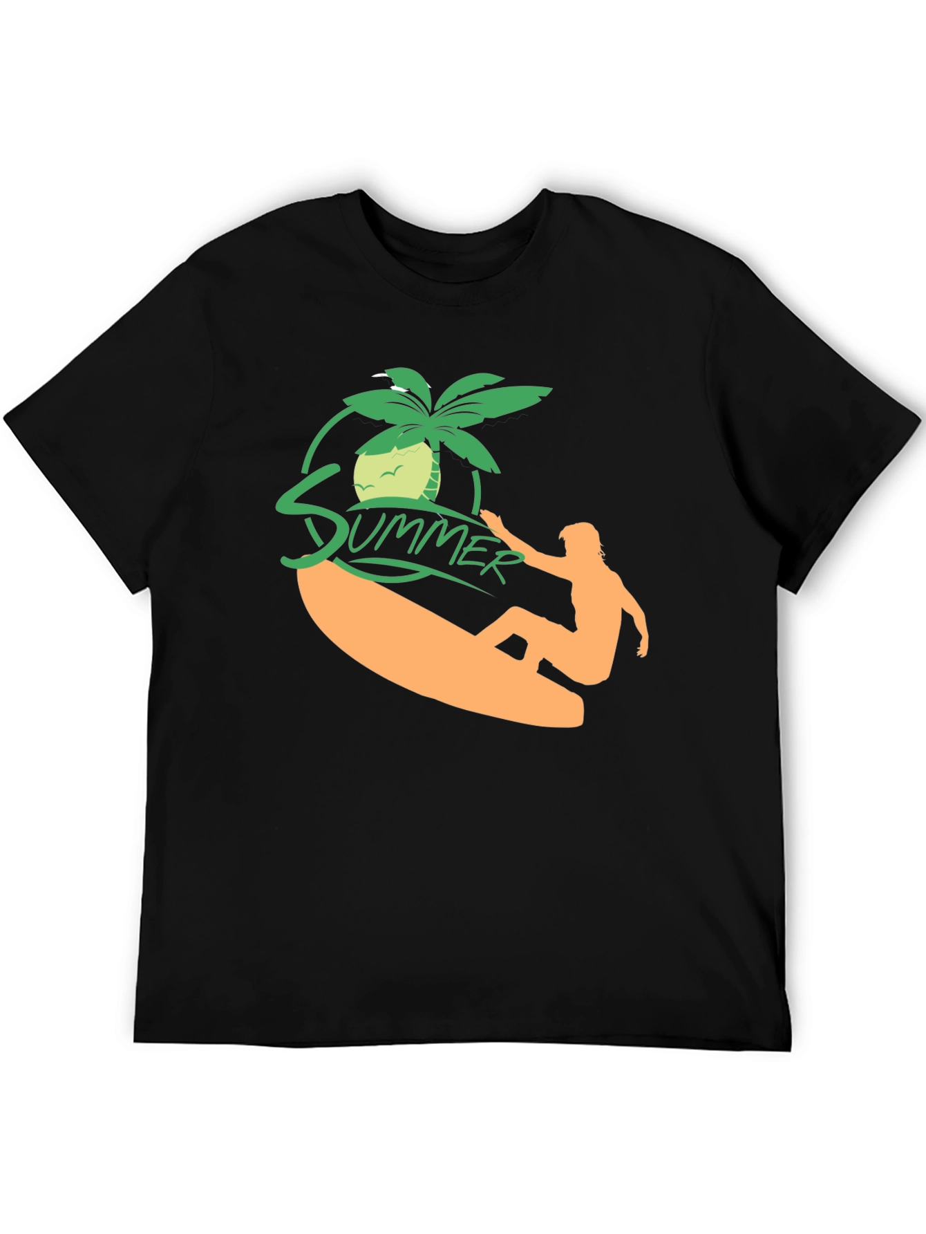 Summer Surf T-Shirt - Black