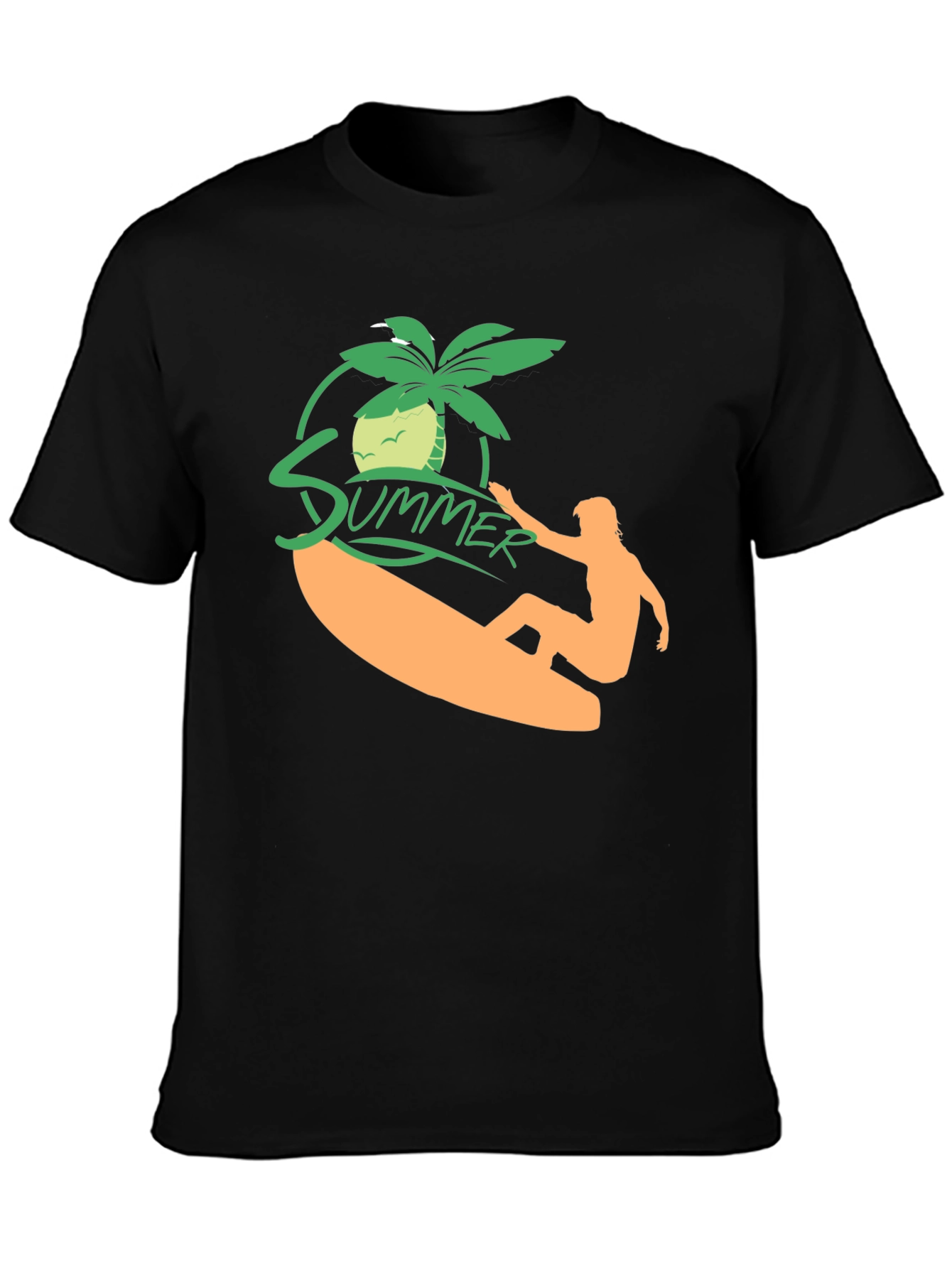 Summer Surf T-Shirt - Black
