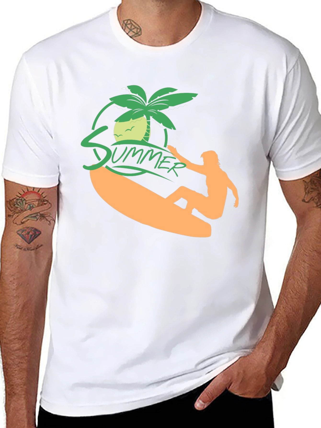 Summer Surf T-Shirt - Black