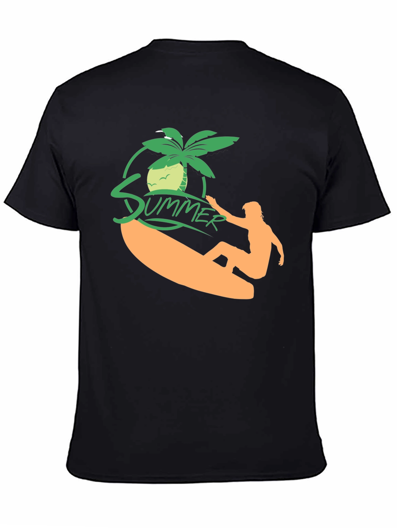 Summer Surf T-Shirt - Black