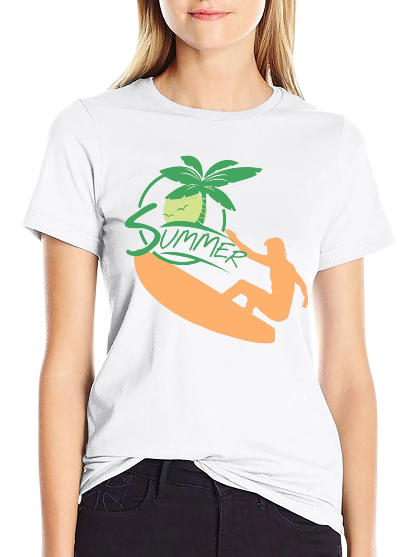 Summer Surf T-Shirt - Black