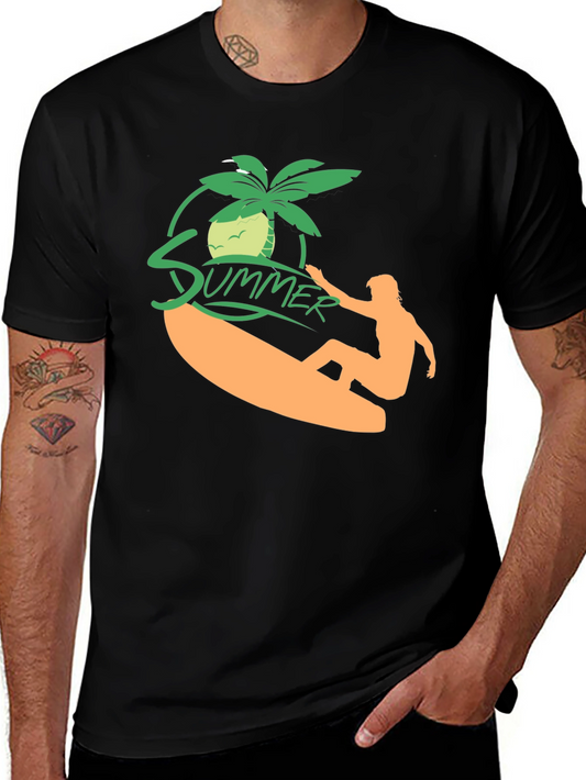 Summer Surf T-Shirt - Black