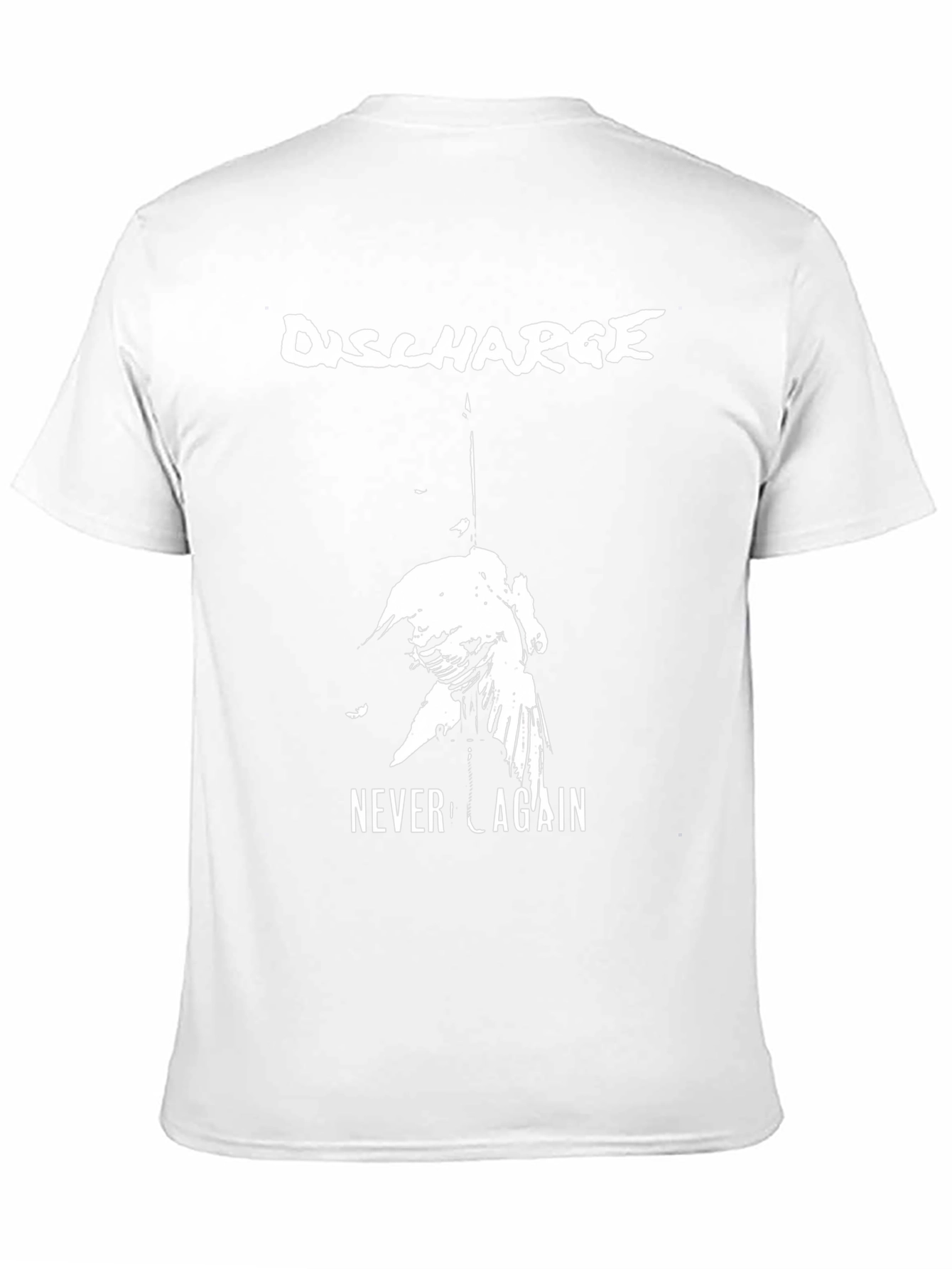 Discharge Never Again Graphic T-Shirt