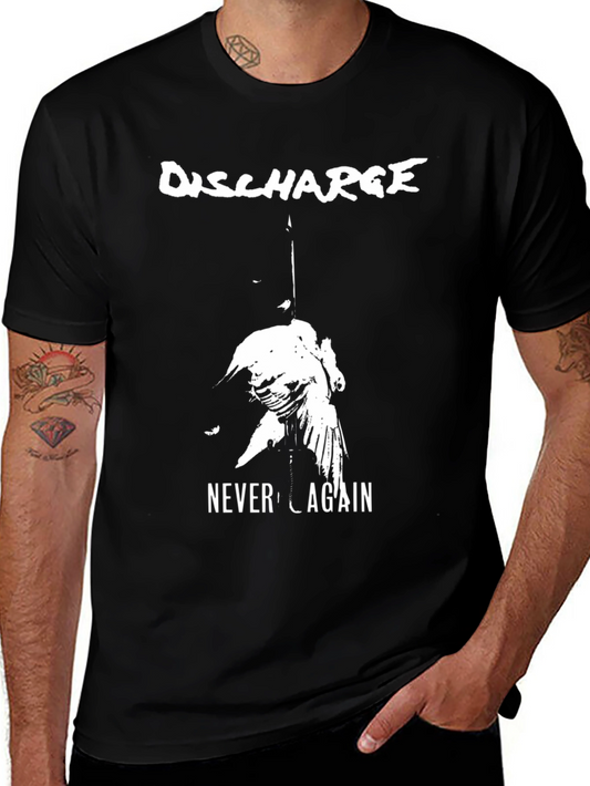 Discharge Never Again Graphic T-Shirt