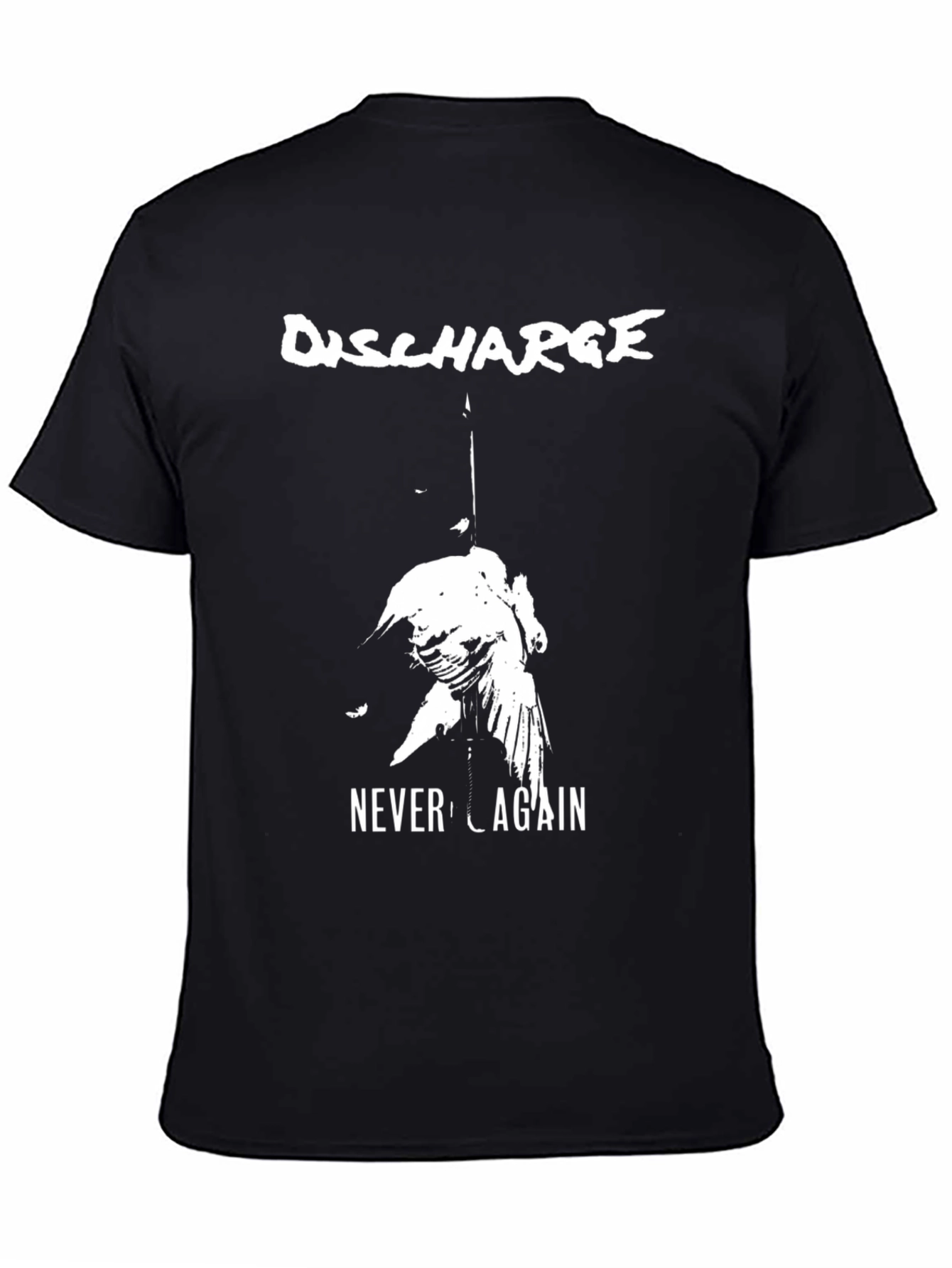 Discharge Never Again Graphic T-Shirt