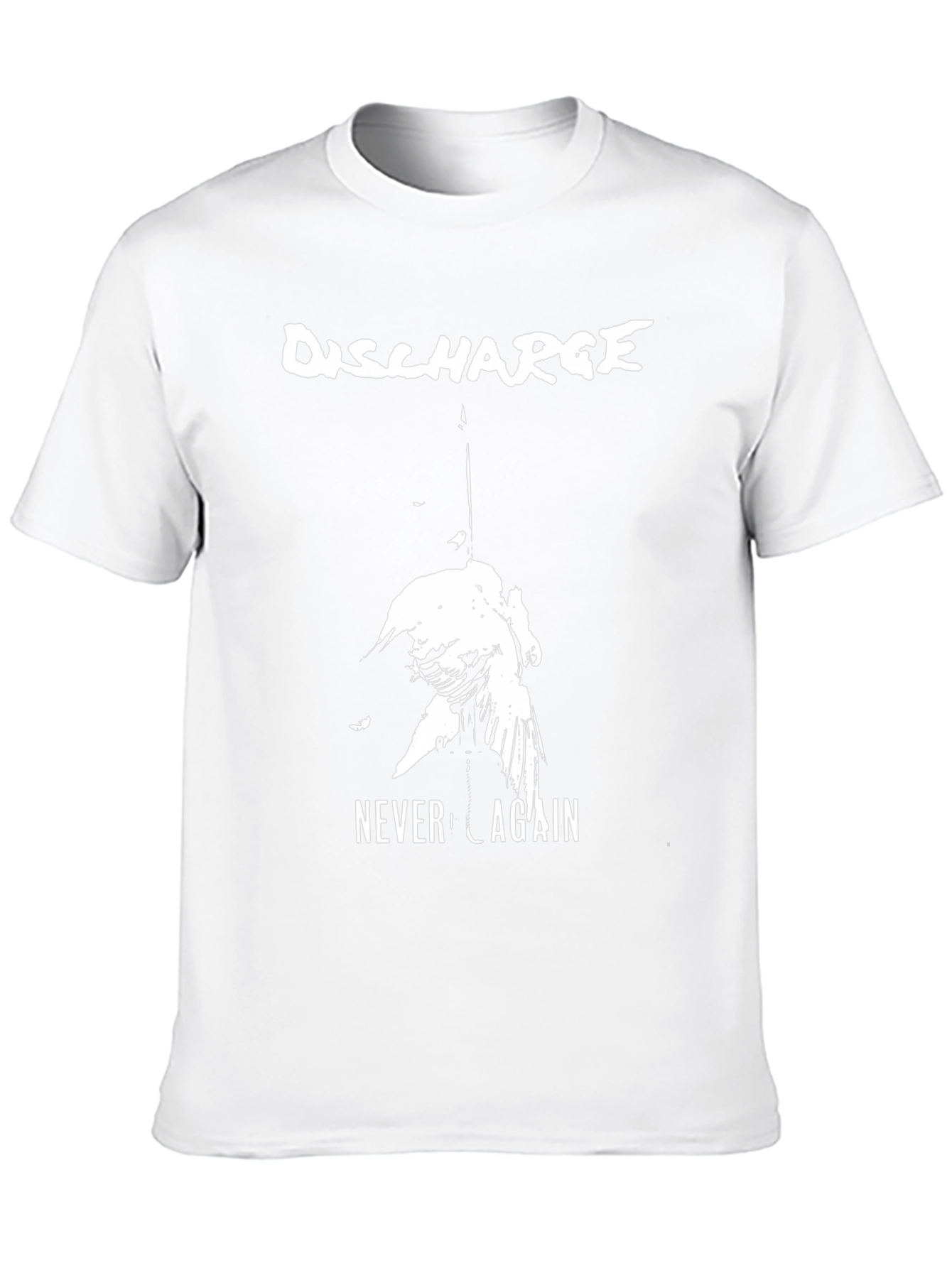 Discharge Never Again Graphic T-Shirt