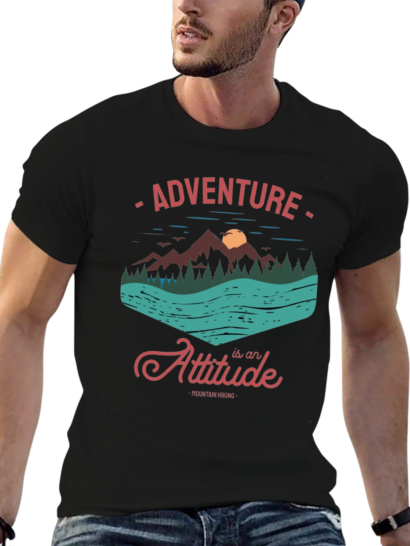 Adventure Attitude Mountain Hiking T-Shirt