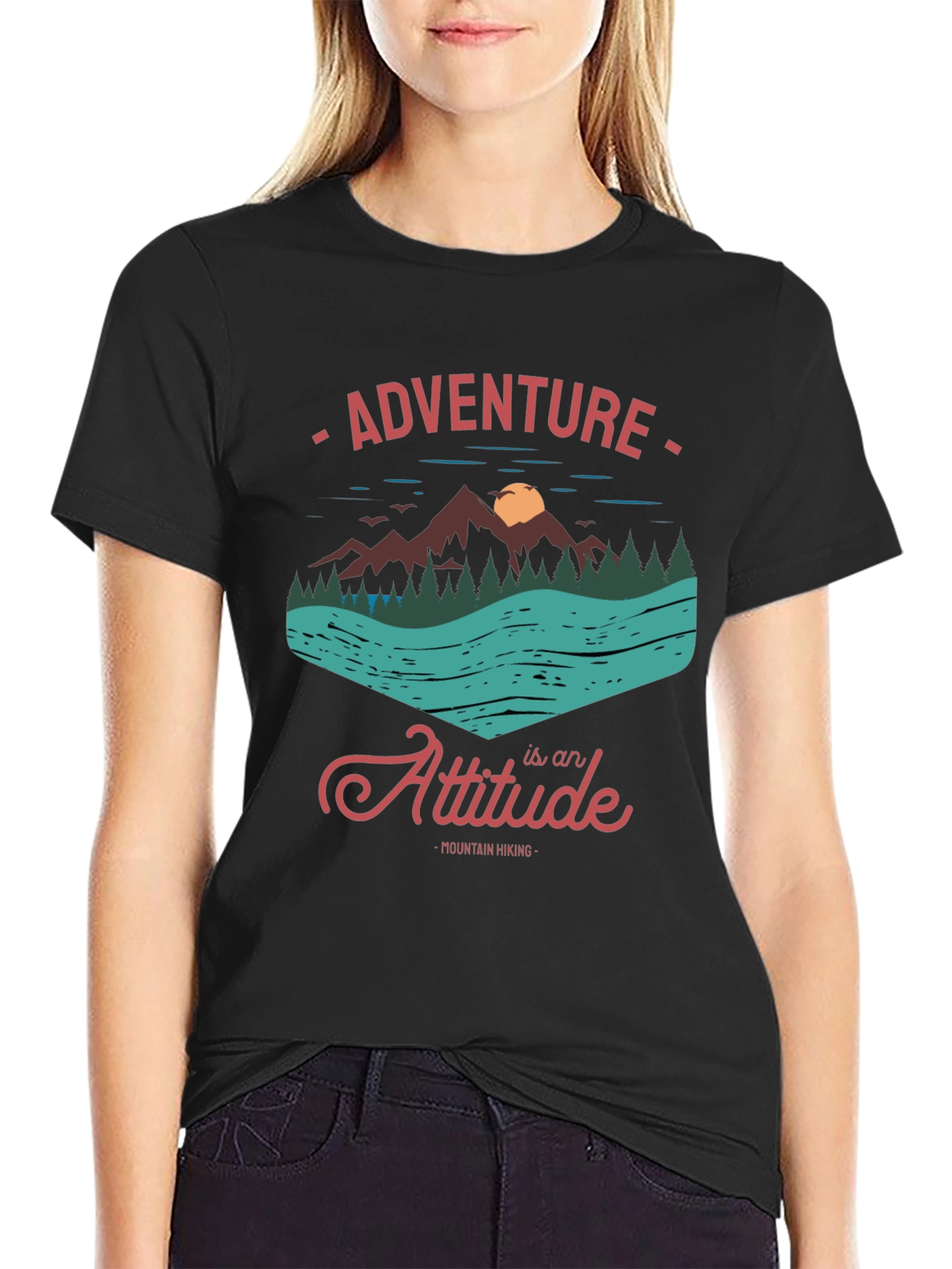 Adventure Attitude Mountain Hiking T-Shirt