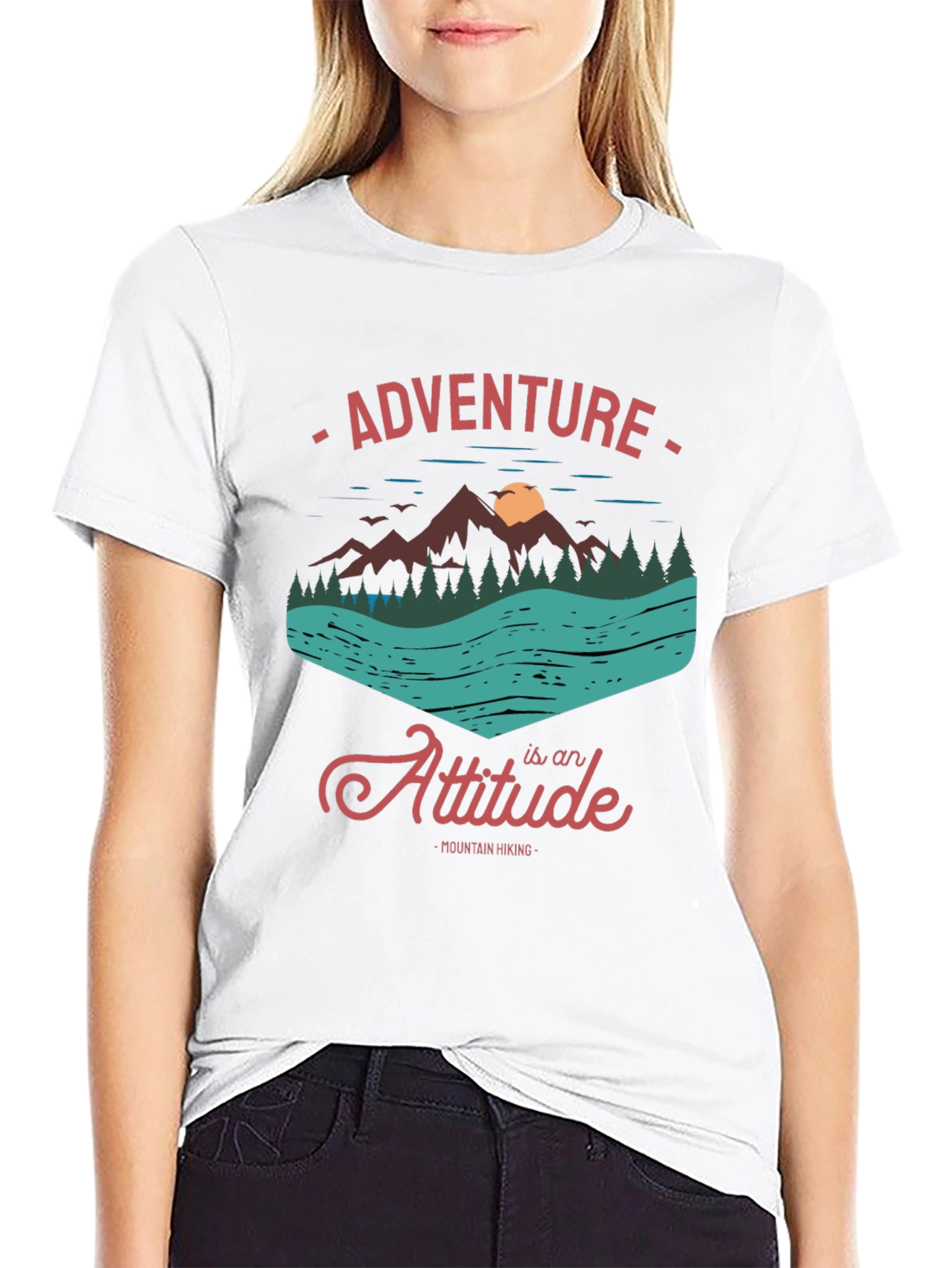 Adventure Attitude Mountain Hiking T-Shirt