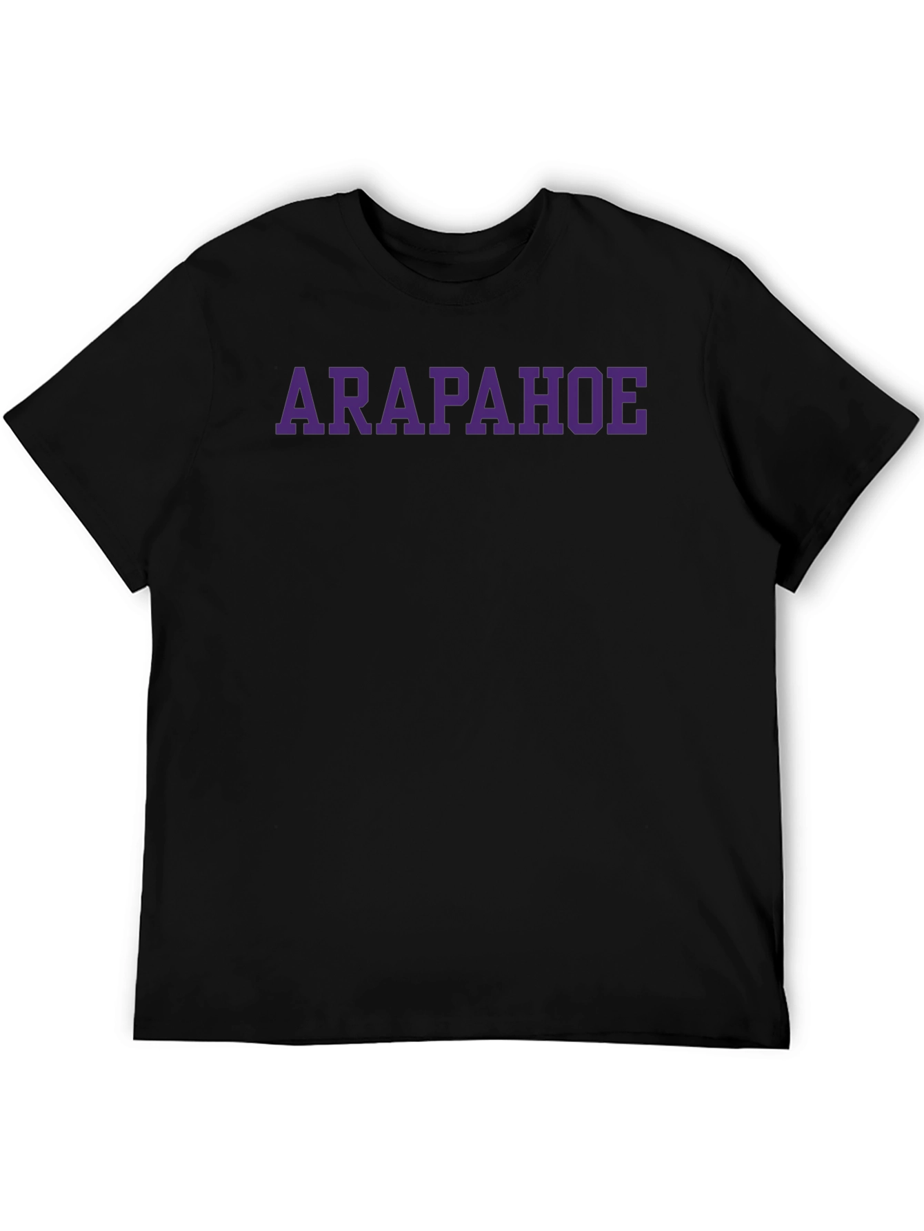 Arapahoe T-Shirt - Black Crew Neck Short Sleeve