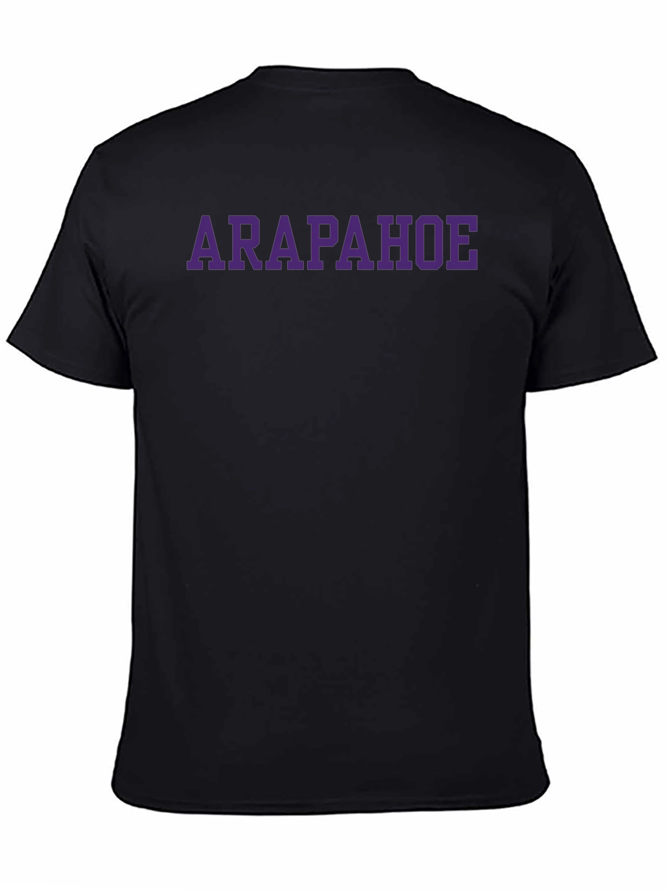 Arapahoe T-Shirt - Black Crew Neck Short Sleeve