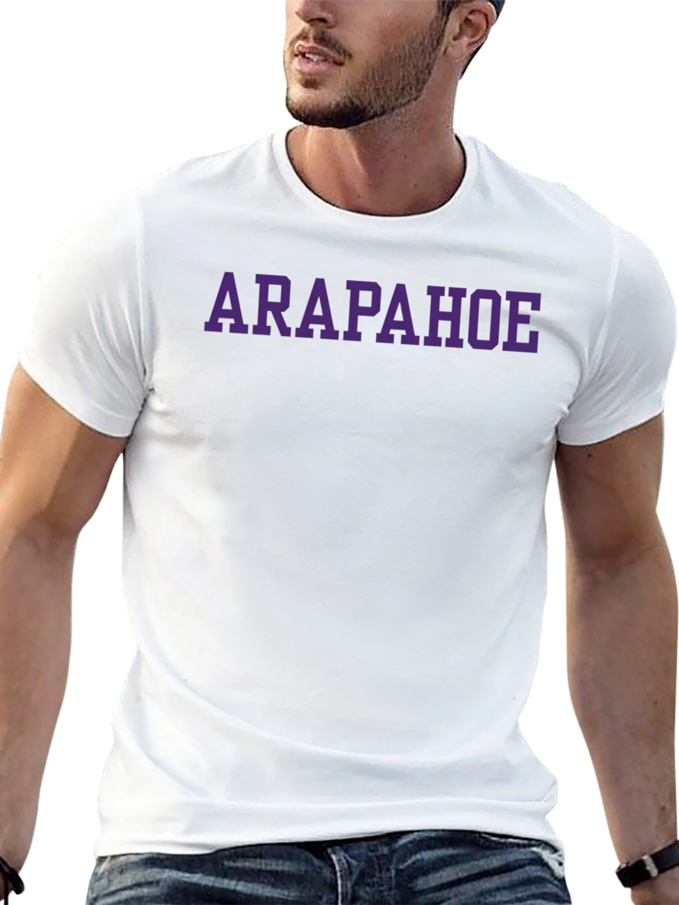 Arapahoe T-Shirt - Black Crew Neck Short Sleeve