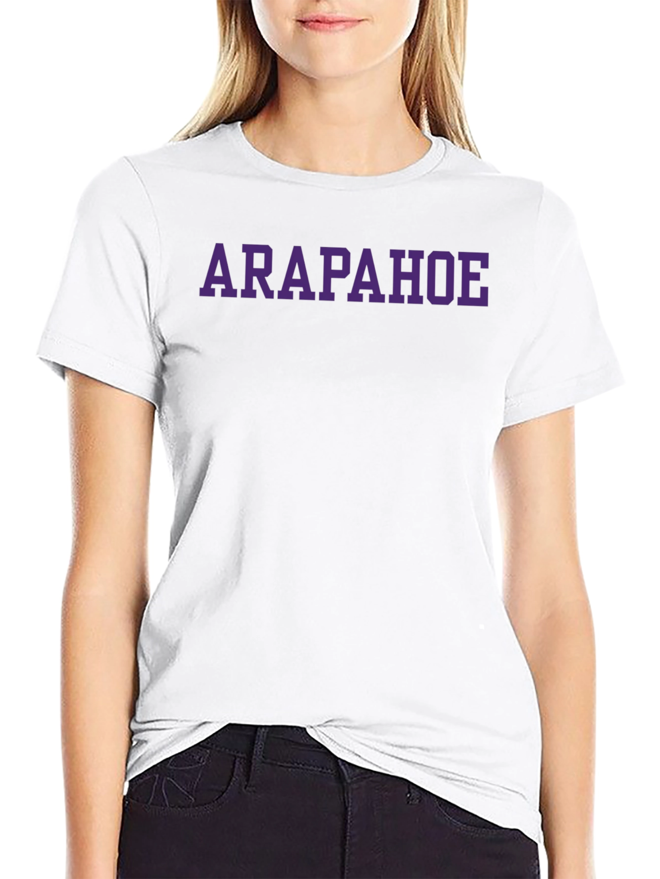 Arapahoe T-Shirt - Black Crew Neck Short Sleeve