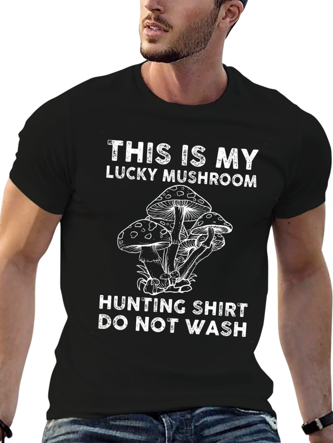 Lucky Mushroom Hunting T-Shirt - Do Not Wash