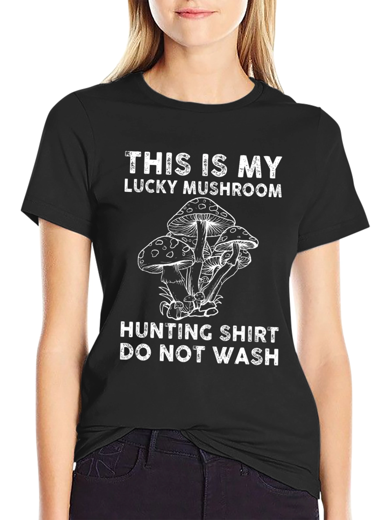 Lucky Mushroom Hunting T-Shirt - Do Not Wash